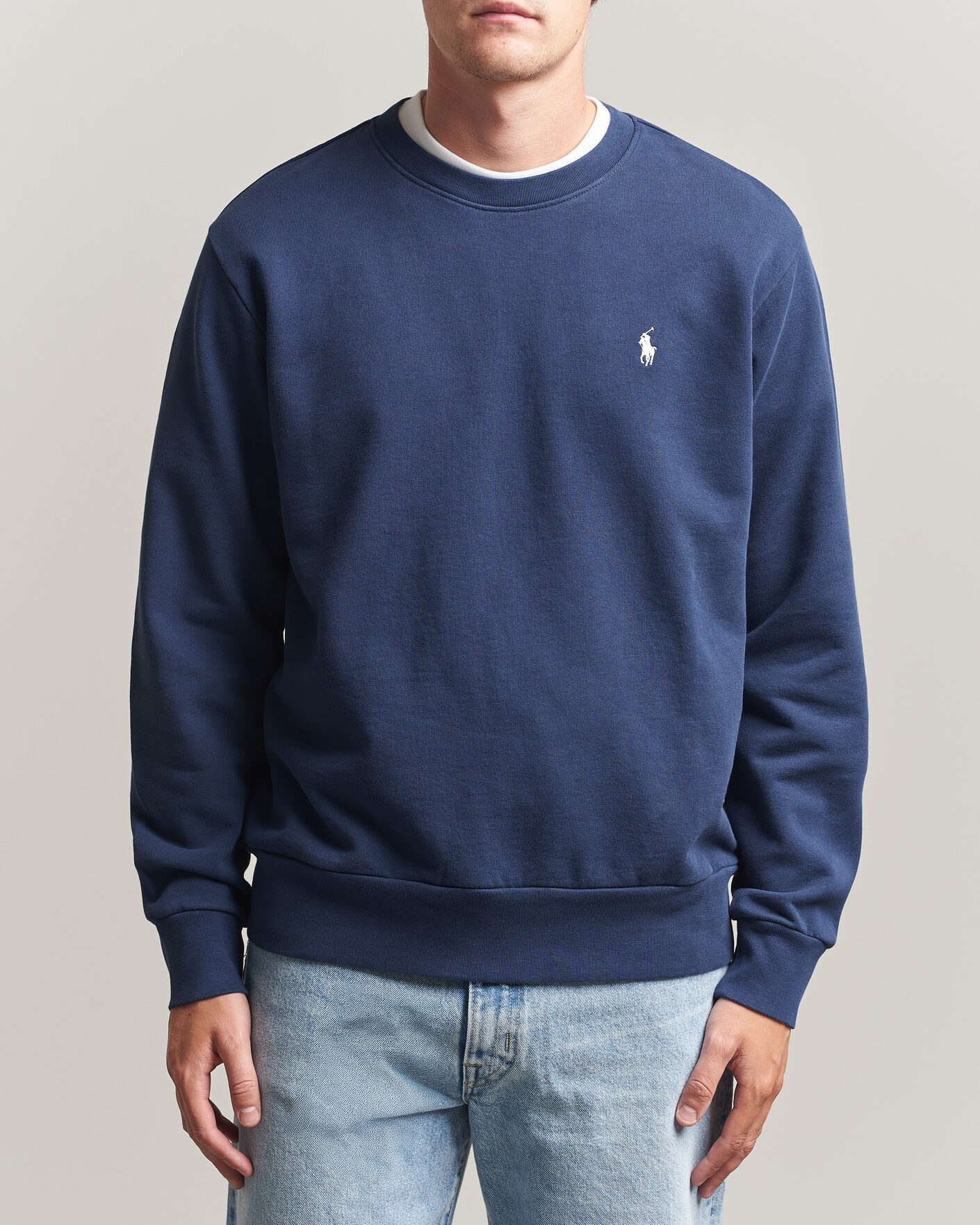 Homme | Pulls Et Tricots | Polo Ralph Lauren | Loopback Terry Sweatshirt Cruise Navy