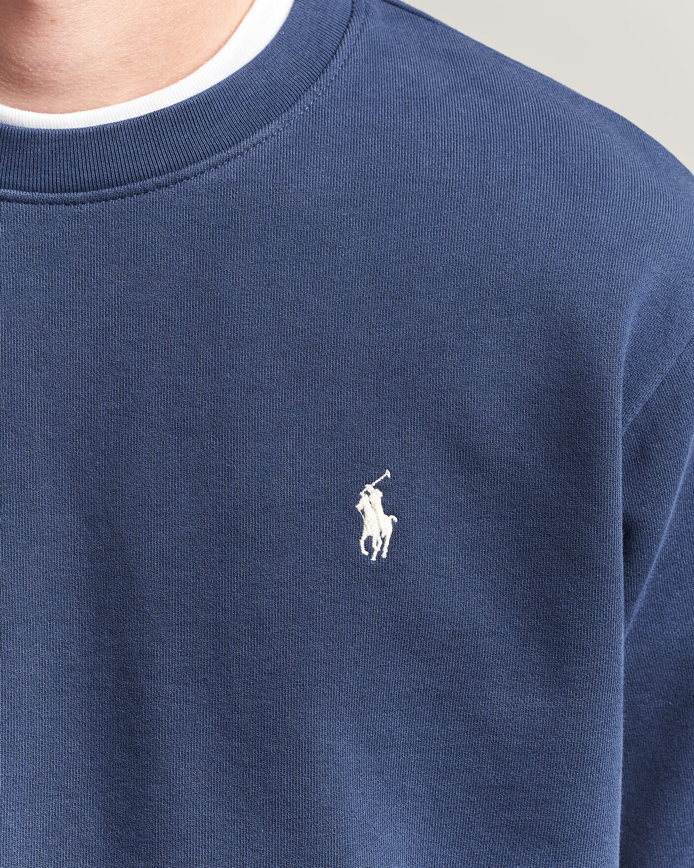 Homme | Pulls Et Tricots | Polo Ralph Lauren | Loopback Terry Sweatshirt Cruise Navy