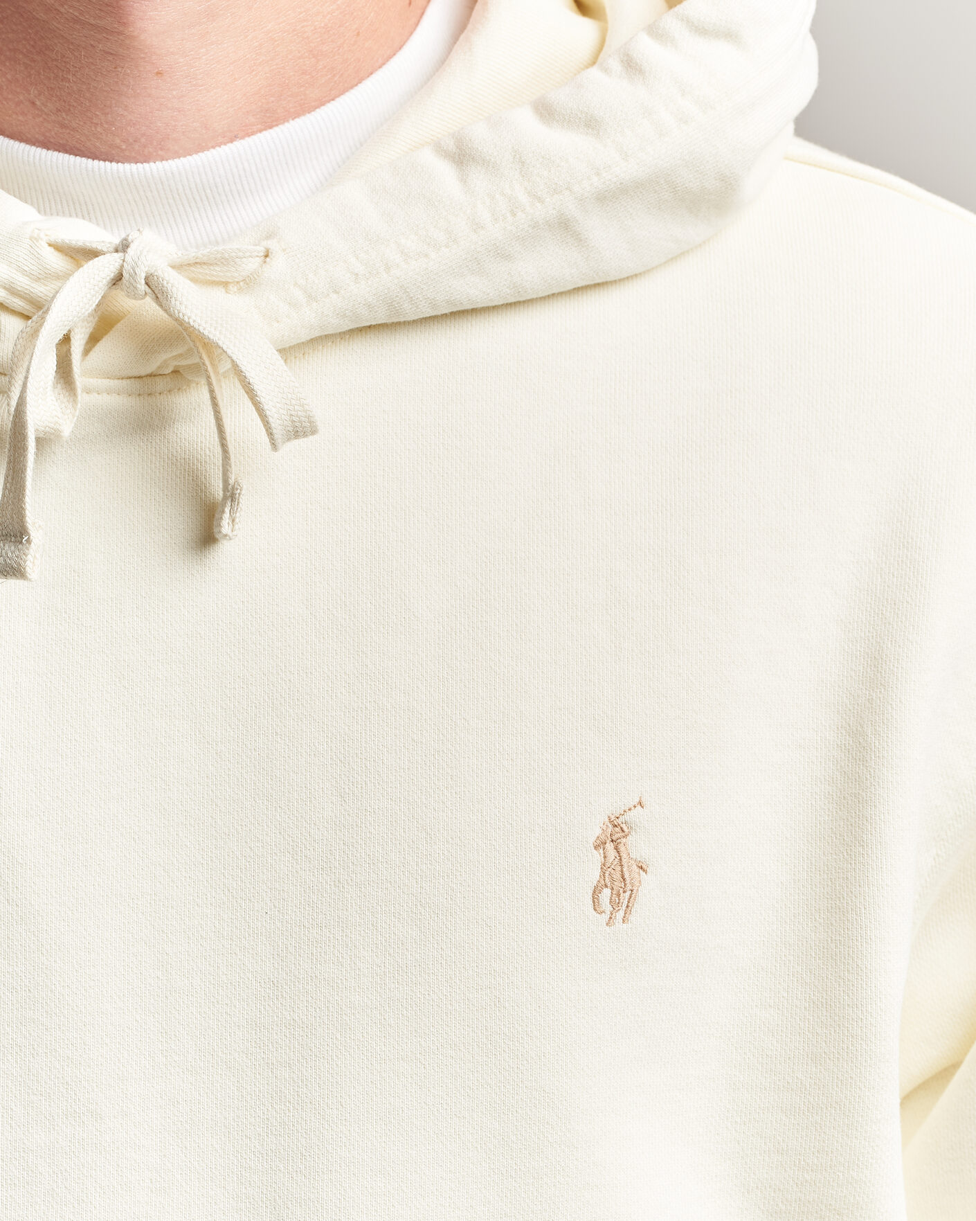 Homme | Pulls Et Tricots | Polo Ralph Lauren | Loopback Terry Hoodie Clubhouse Cream