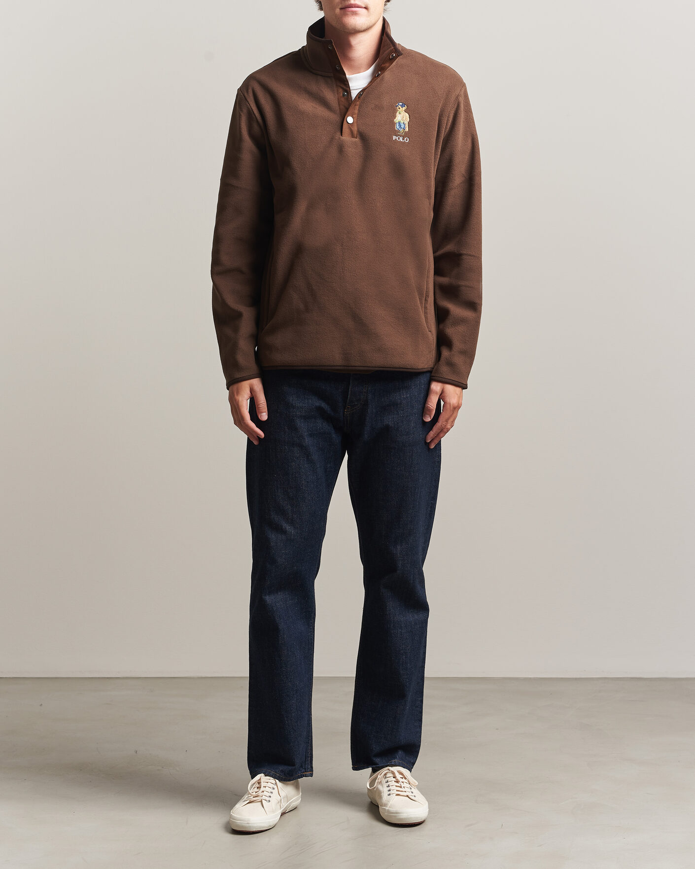 Homme | Pulls Et Tricots | Polo Ralph Lauren | Fleece Pullover Sweatshirt Luggage Brown