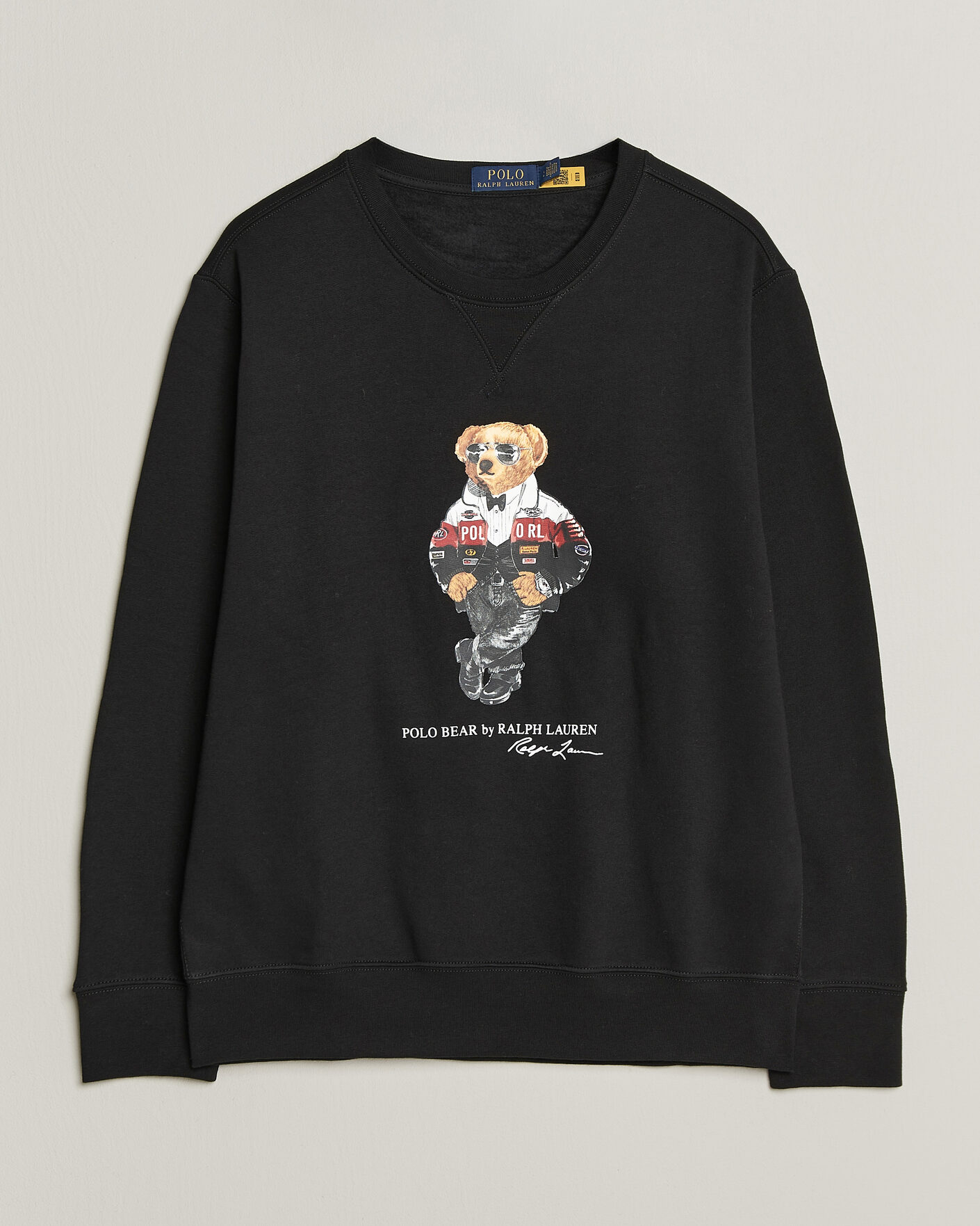 Homme | Pulls Et Tricots | Polo Ralph Lauren | Fleece Bear Sweatshirt Polo Black