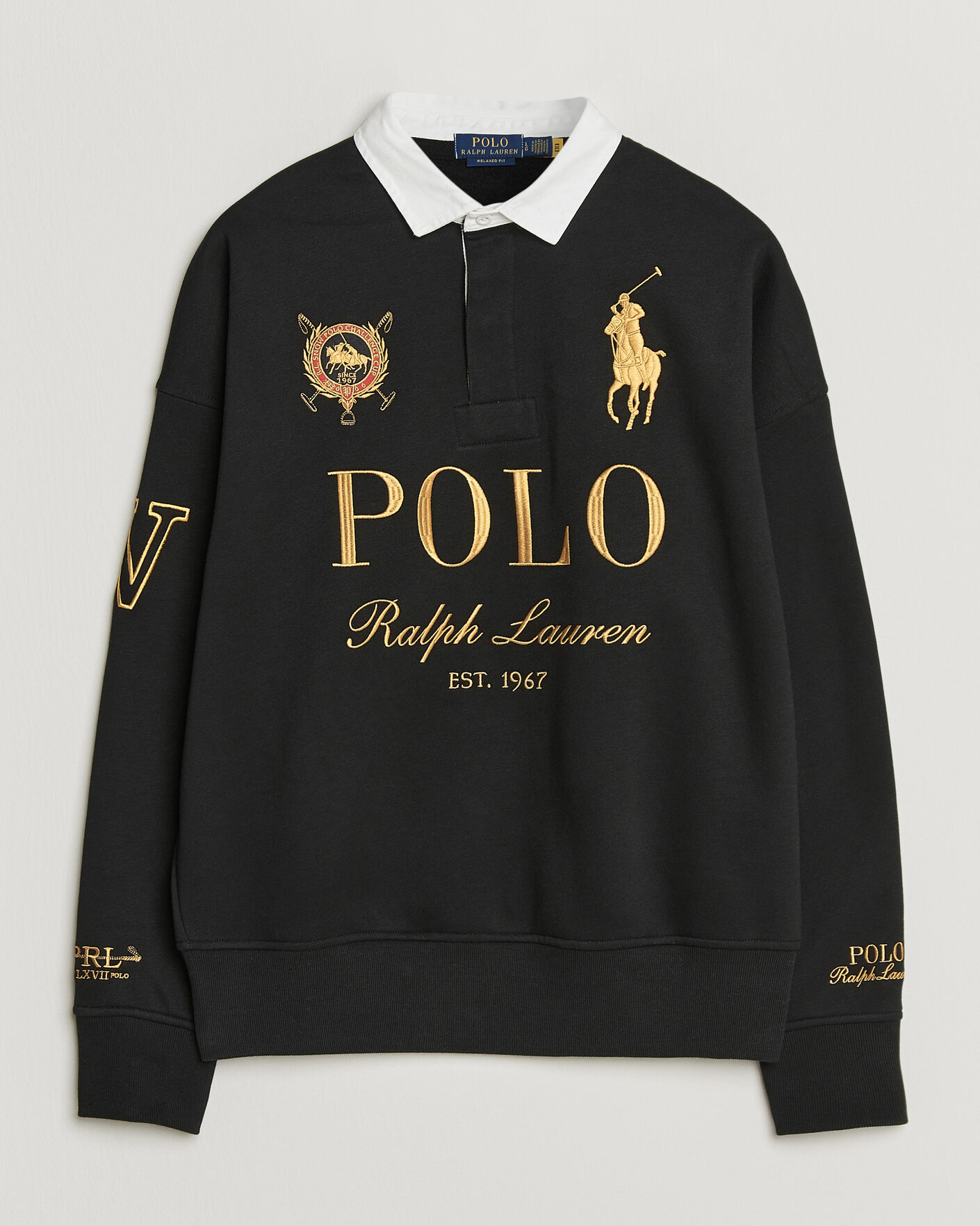 Homme | Pulls Et Tricots | Polo Ralph Lauren | Magic Fleece Printed Sweatshirt Polo Black
