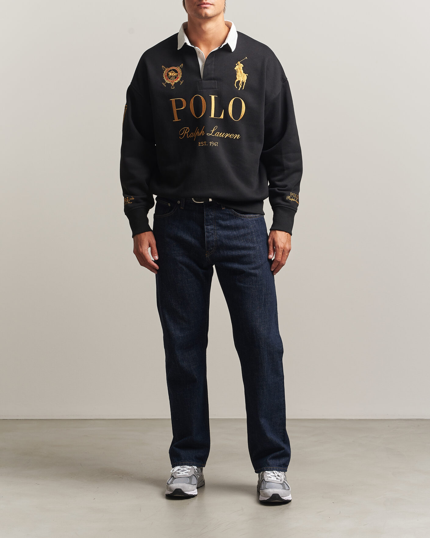 Homme | Pulls Et Tricots | Polo Ralph Lauren | Magic Fleece Printed Sweatshirt Polo Black