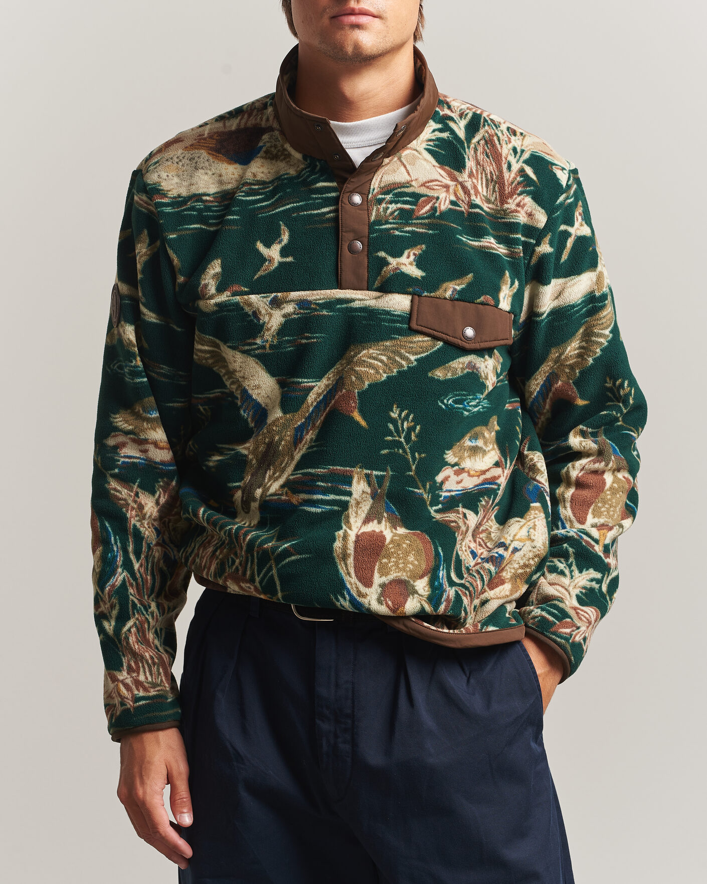Homme | Pulls Et Tricots | Polo Ralph Lauren | Printed Vintage Fleece Pullover Duck Pond Scenic