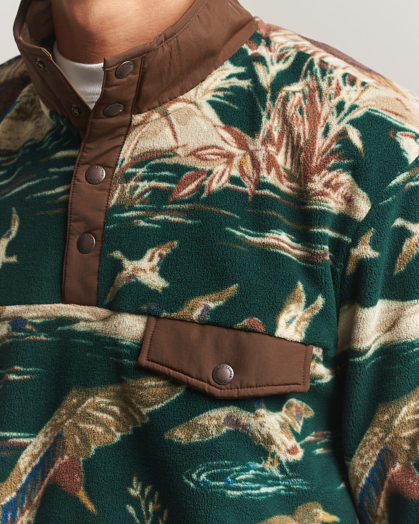 Homme | Pulls Et Tricots | Polo Ralph Lauren | Printed Vintage Fleece Pullover Duck Pond Scenic