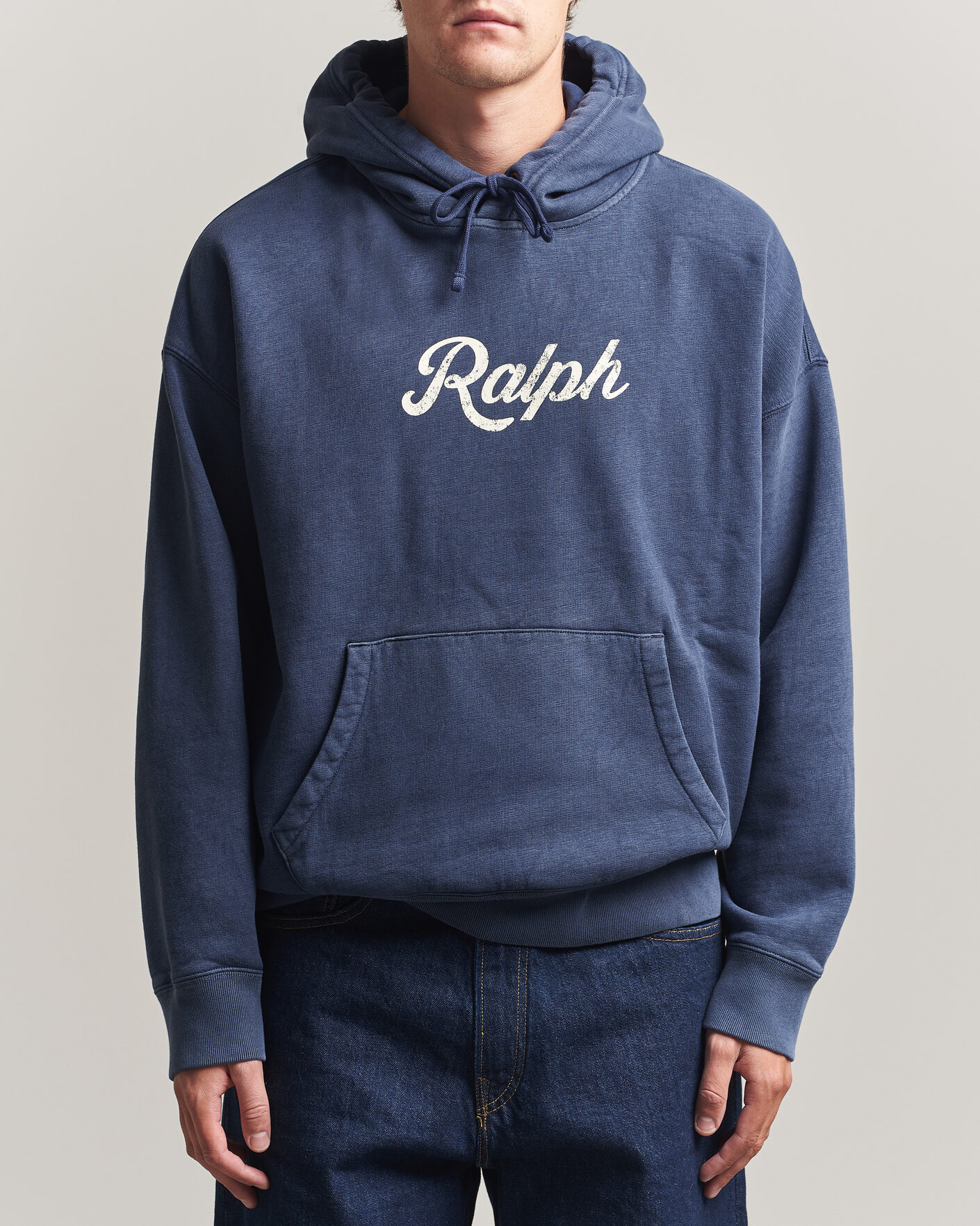 Homme | Pulls Et Tricots | Polo Ralph Lauren | Vintage Fleece Logo Hoodie Dark Cobalt