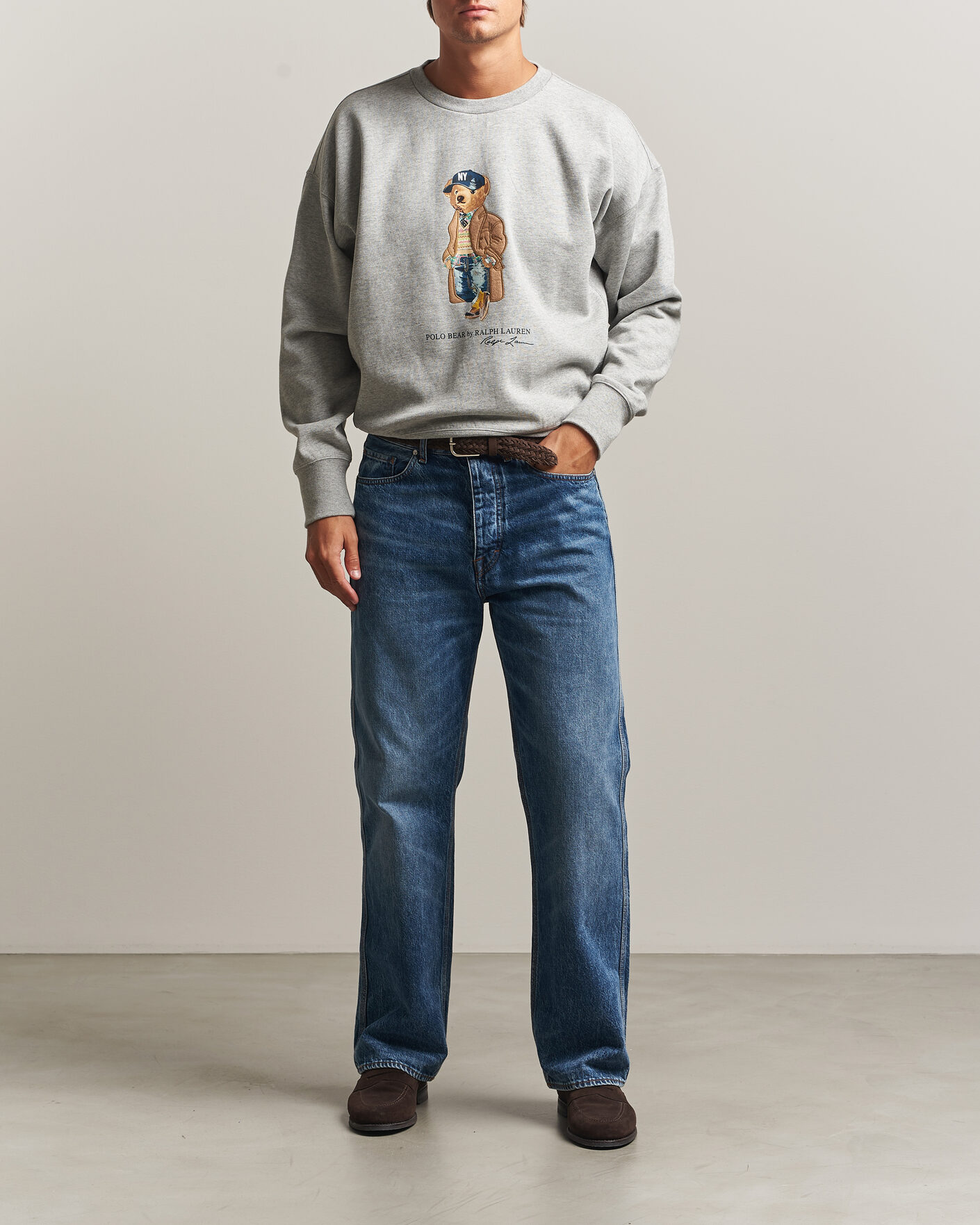 Homme | Pulls Et Tricots | Polo Ralph Lauren | Athletic Fleece Bear Sweatshirt Andover Heather