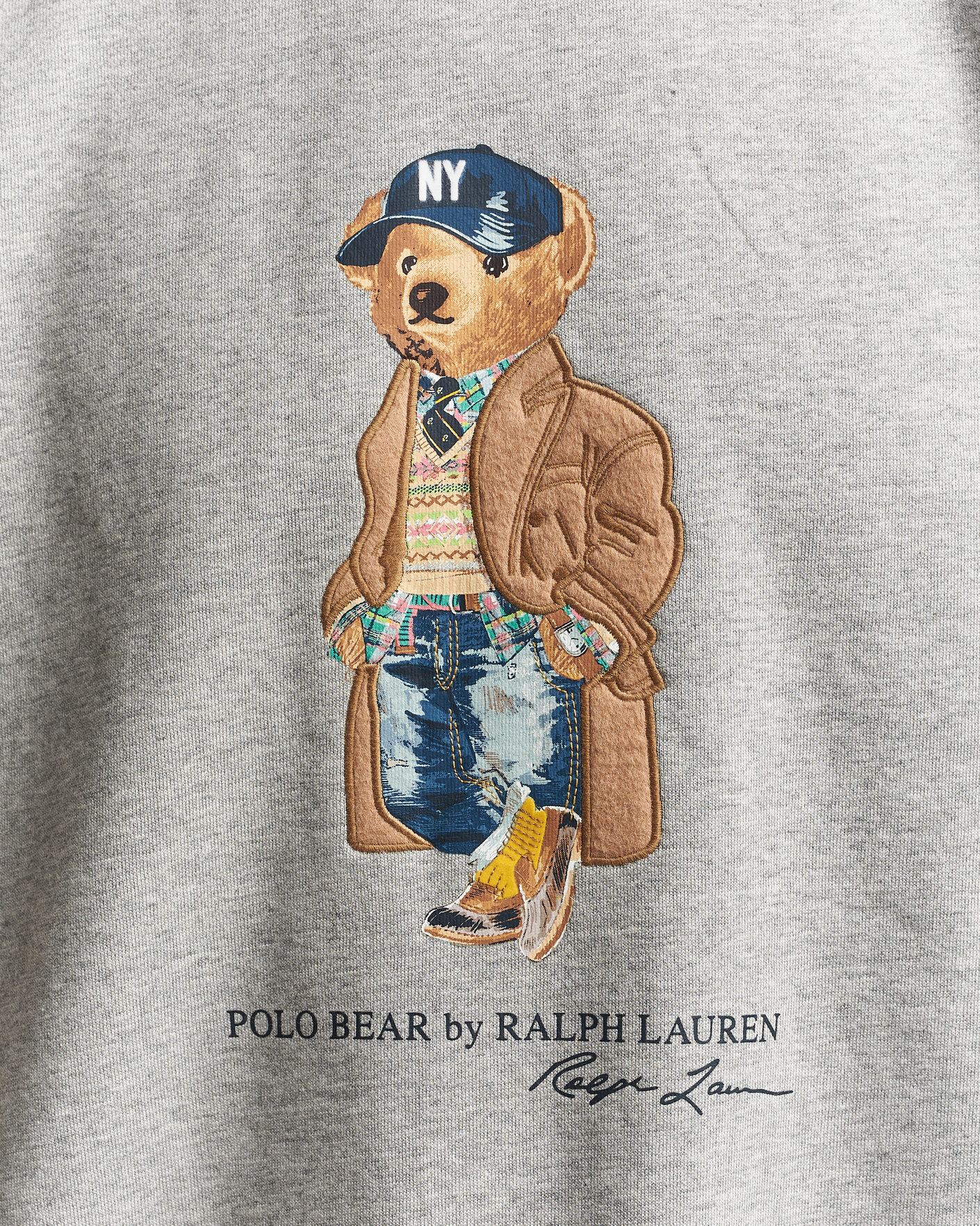 Homme | Pulls Et Tricots | Polo Ralph Lauren | Athletic Fleece Bear Sweatshirt Andover Heather