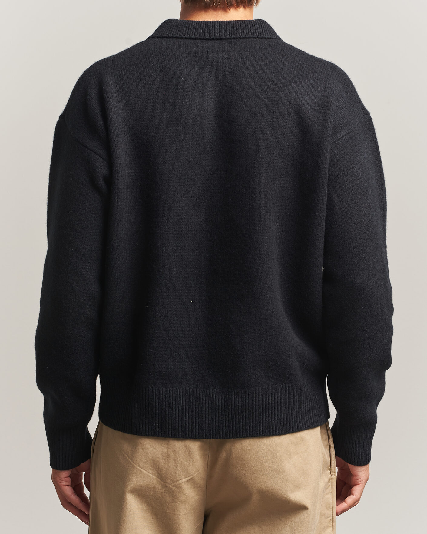 Homme | Pulls Et Tricots | Polo Ralph Lauren | Wool/Alpaca Rugby Sweater Polo Black