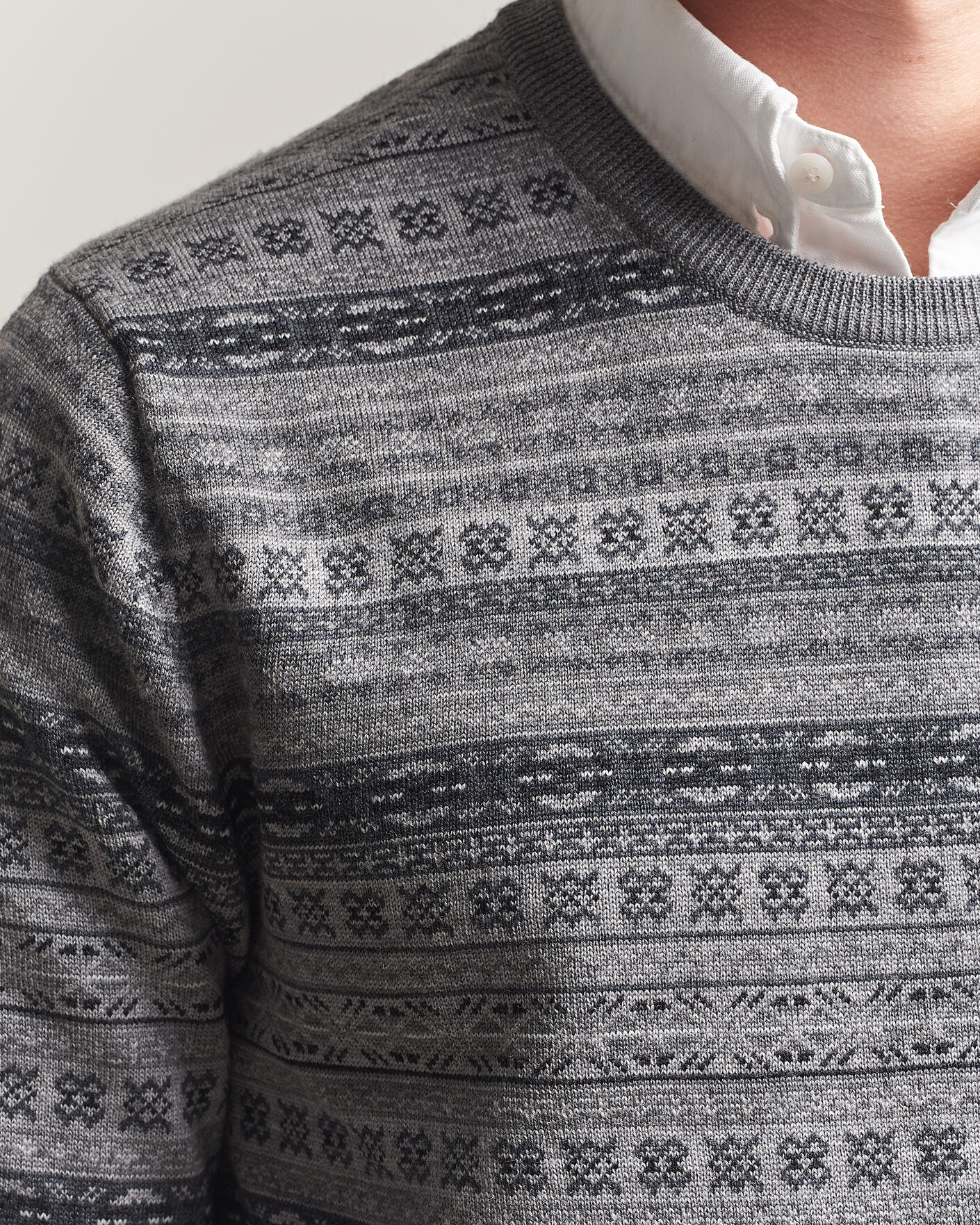 Homme | Pulls Et Tricots | Polo Ralph Lauren | Fair Isle Merino Sweater Grey Combo