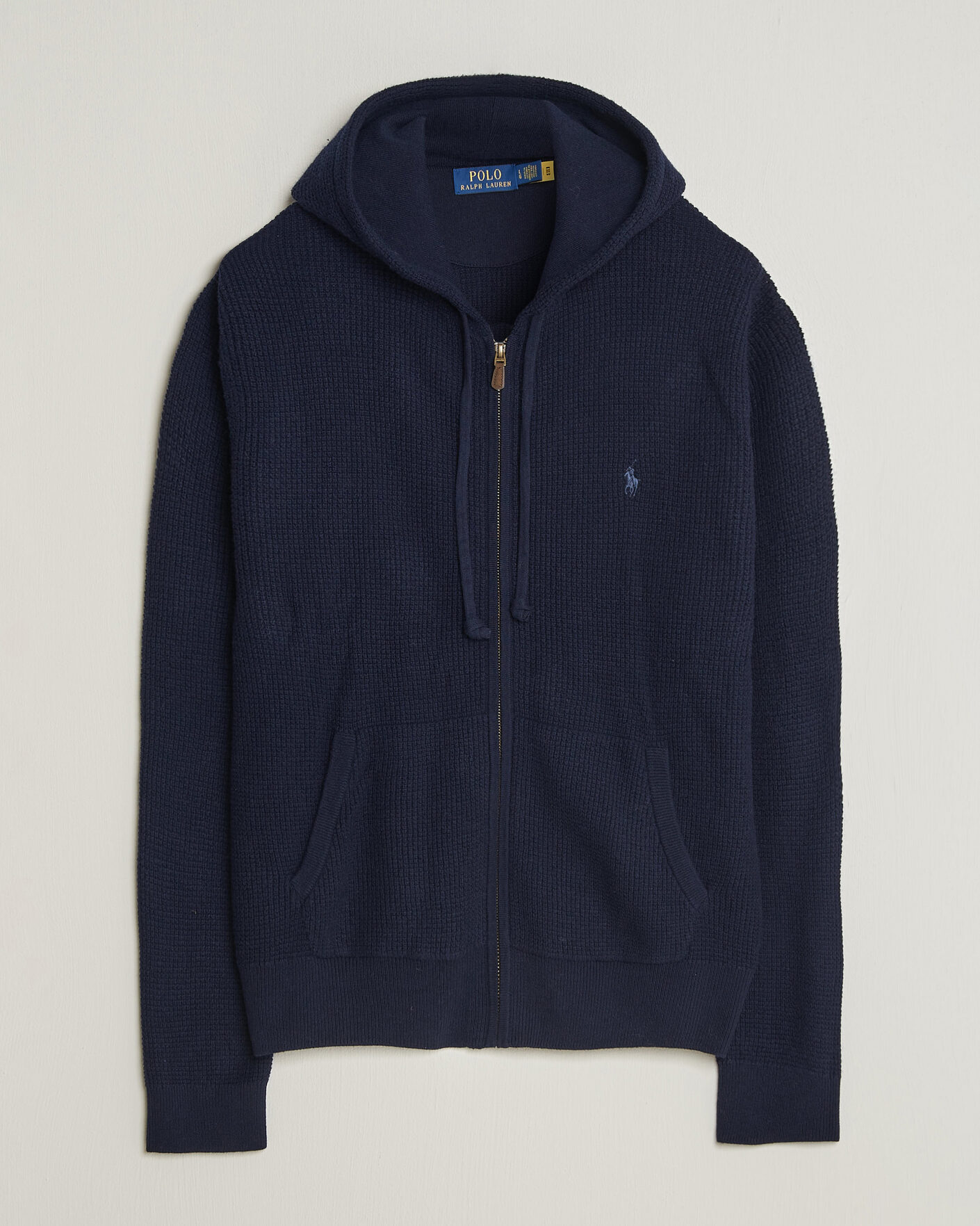 Homme | Pulls Et Tricots | Polo Ralph Lauren | Cotton/Wool Full-Zip Hoodie Hunter Navy