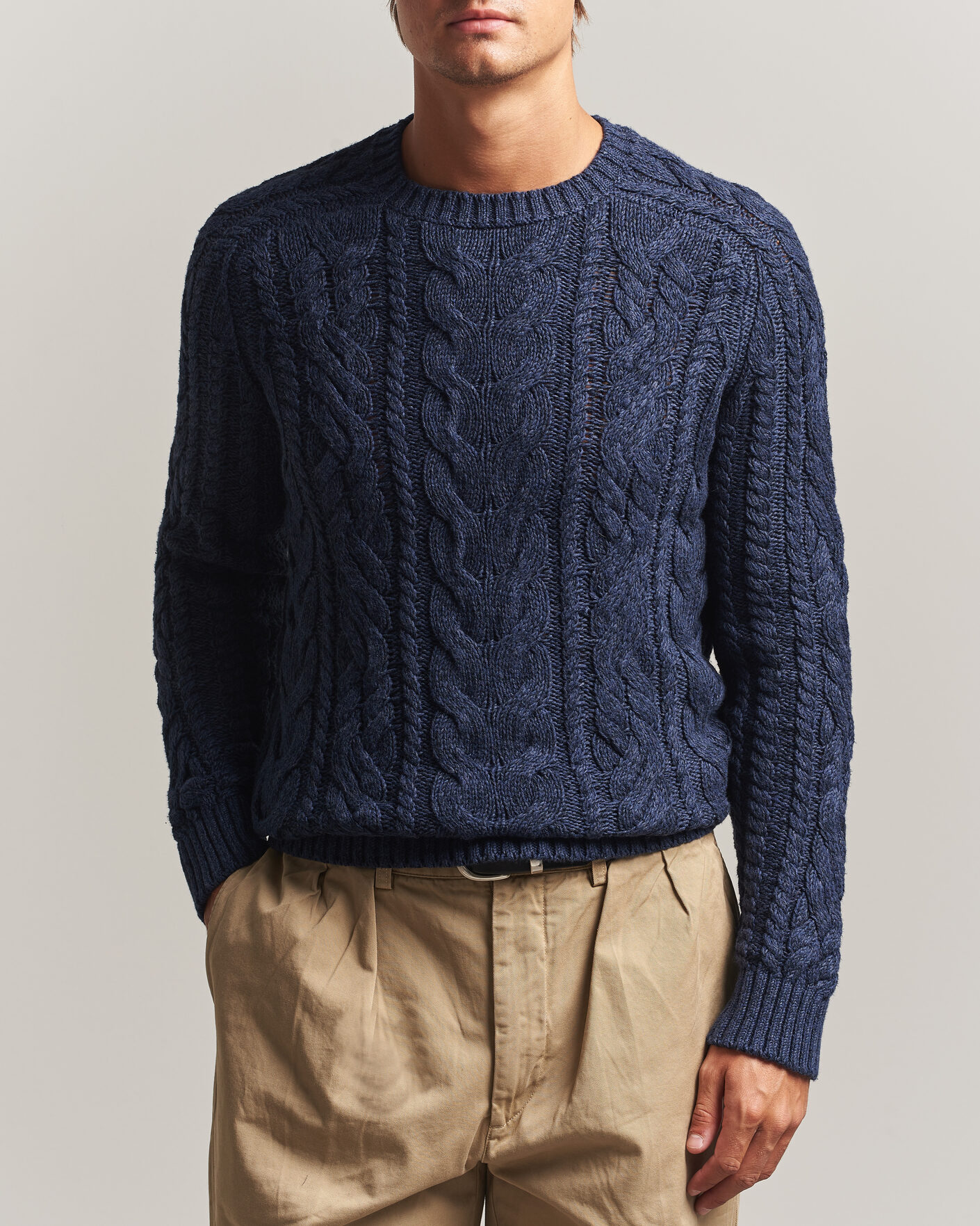 Homme | Pulls Et Tricots | Polo Ralph Lauren | Cotton Marl Pullover Navy Combo