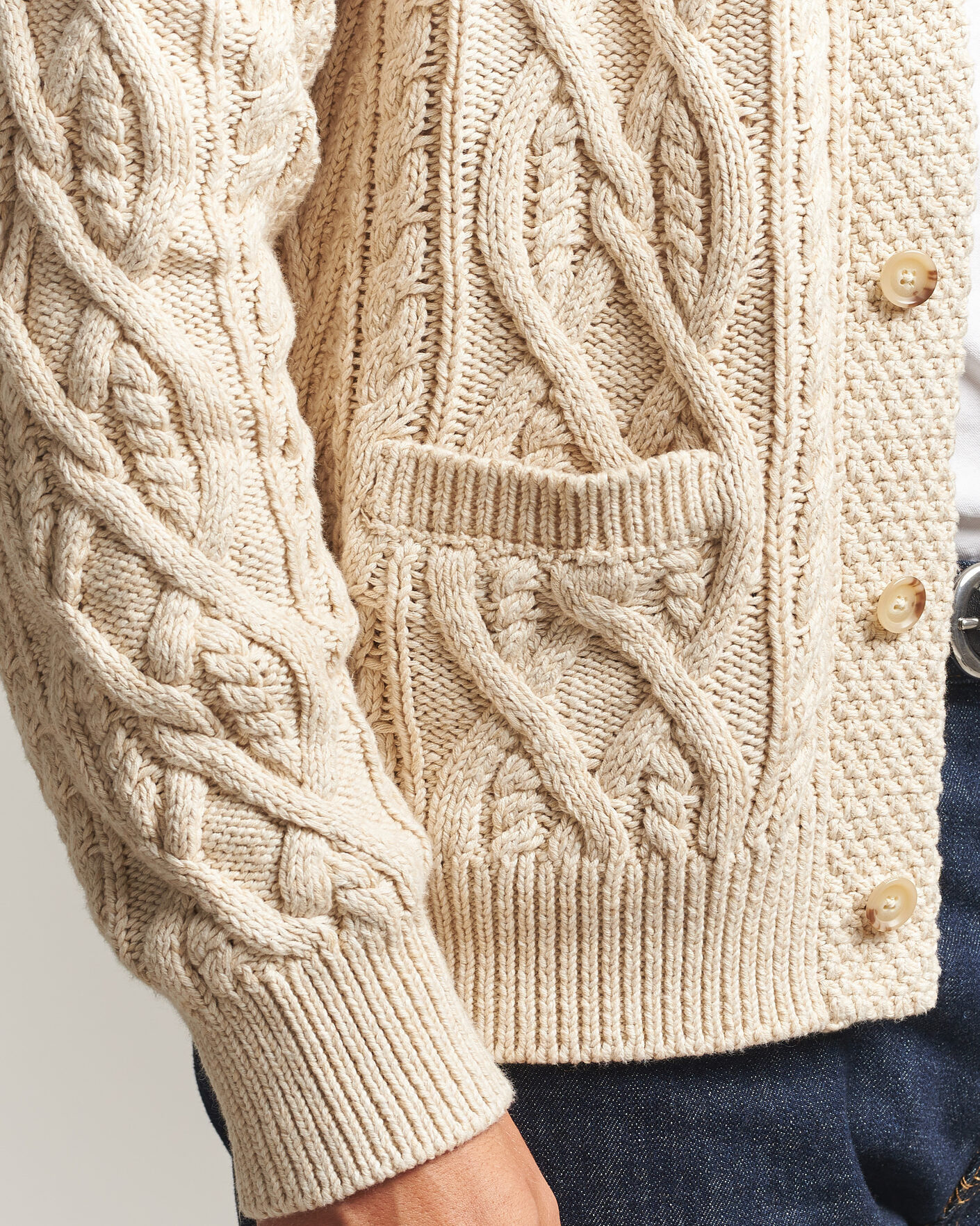 Homme | Pulls Et Tricots | Polo Ralph Lauren | Cotton Marl Cardigan Oatmeal Combo