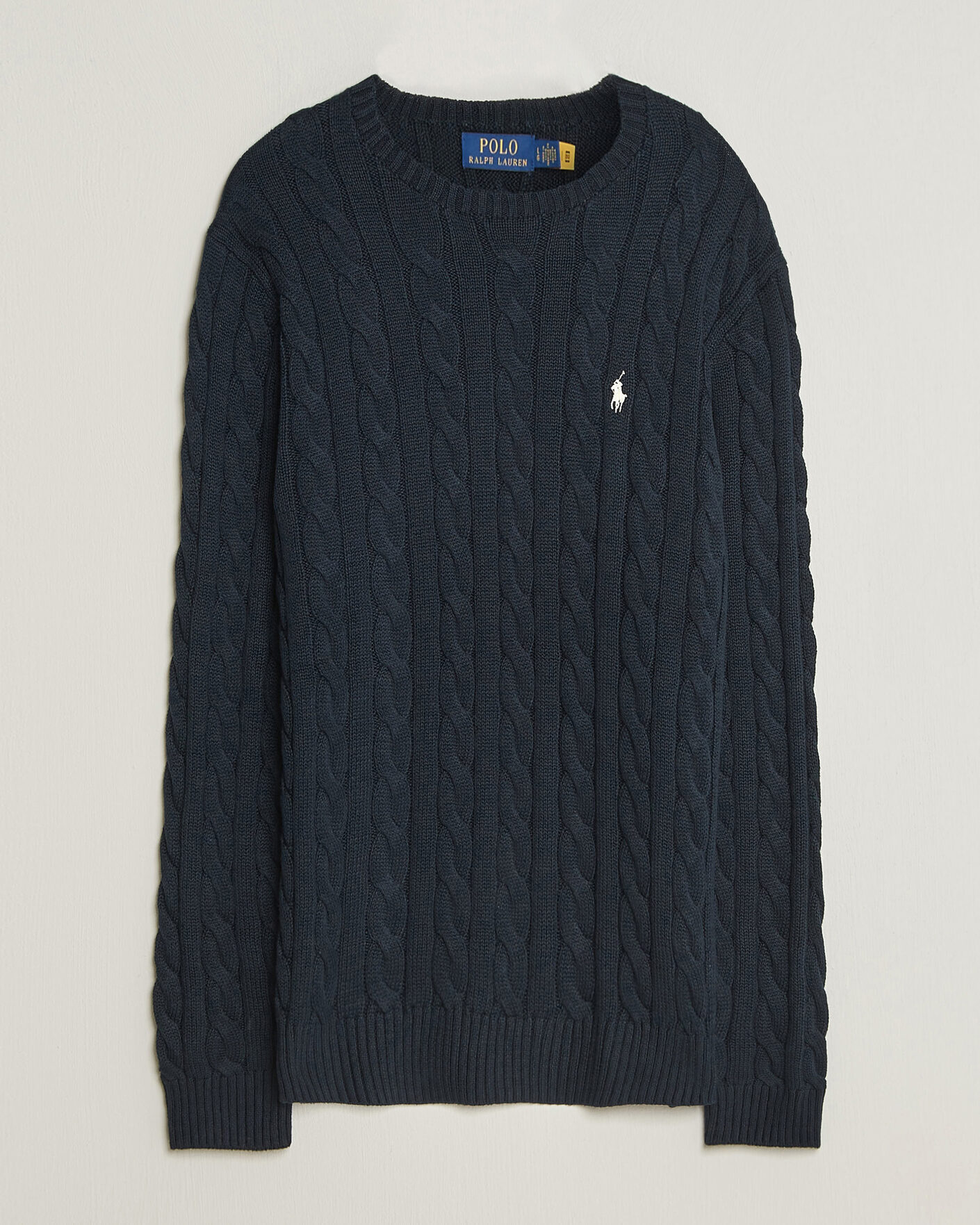 Homme | Pulls Et Tricots | Polo Ralph Lauren | Cotton Cable Pullover Hunter Navy