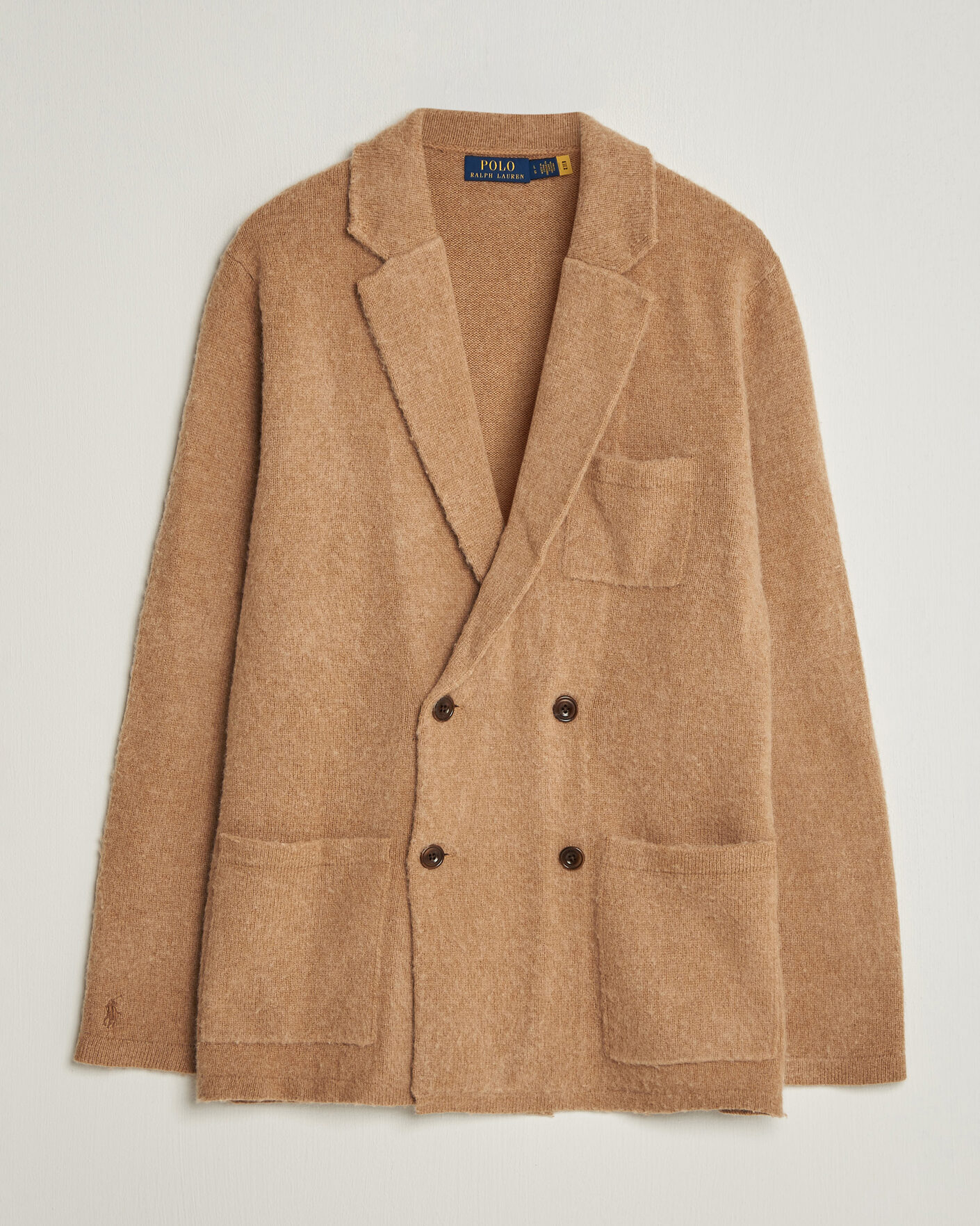 Homme | Pulls Et Tricots | Polo Ralph Lauren | DB Wool/Cashmere Cardigan Crouton Tan Heather
