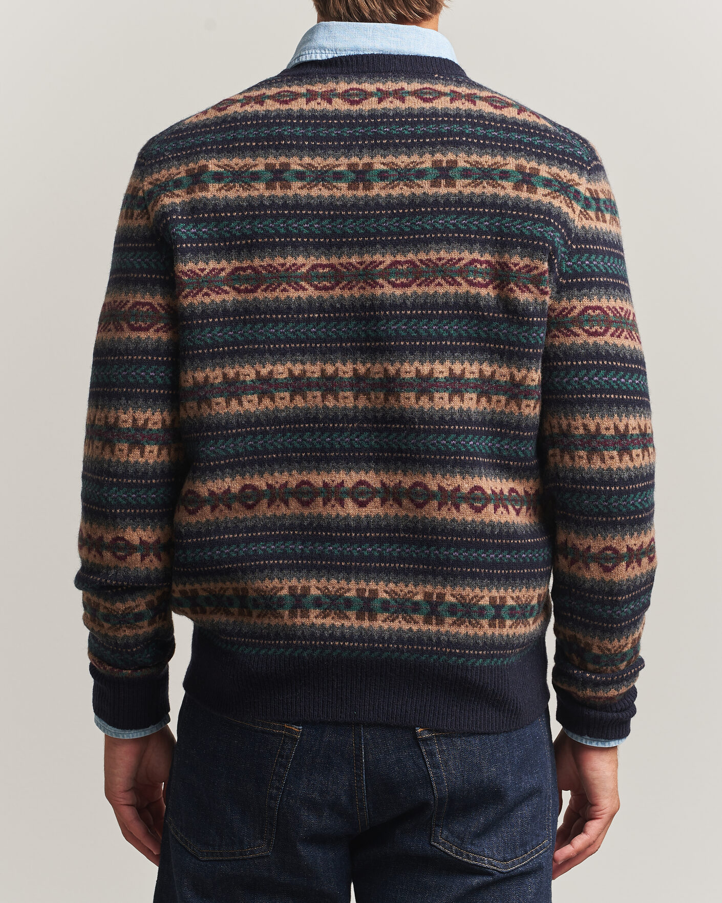Homme | Pulls Et Tricots | Polo Ralph Lauren | Fair Isle Wool Sweater Navy Combo
