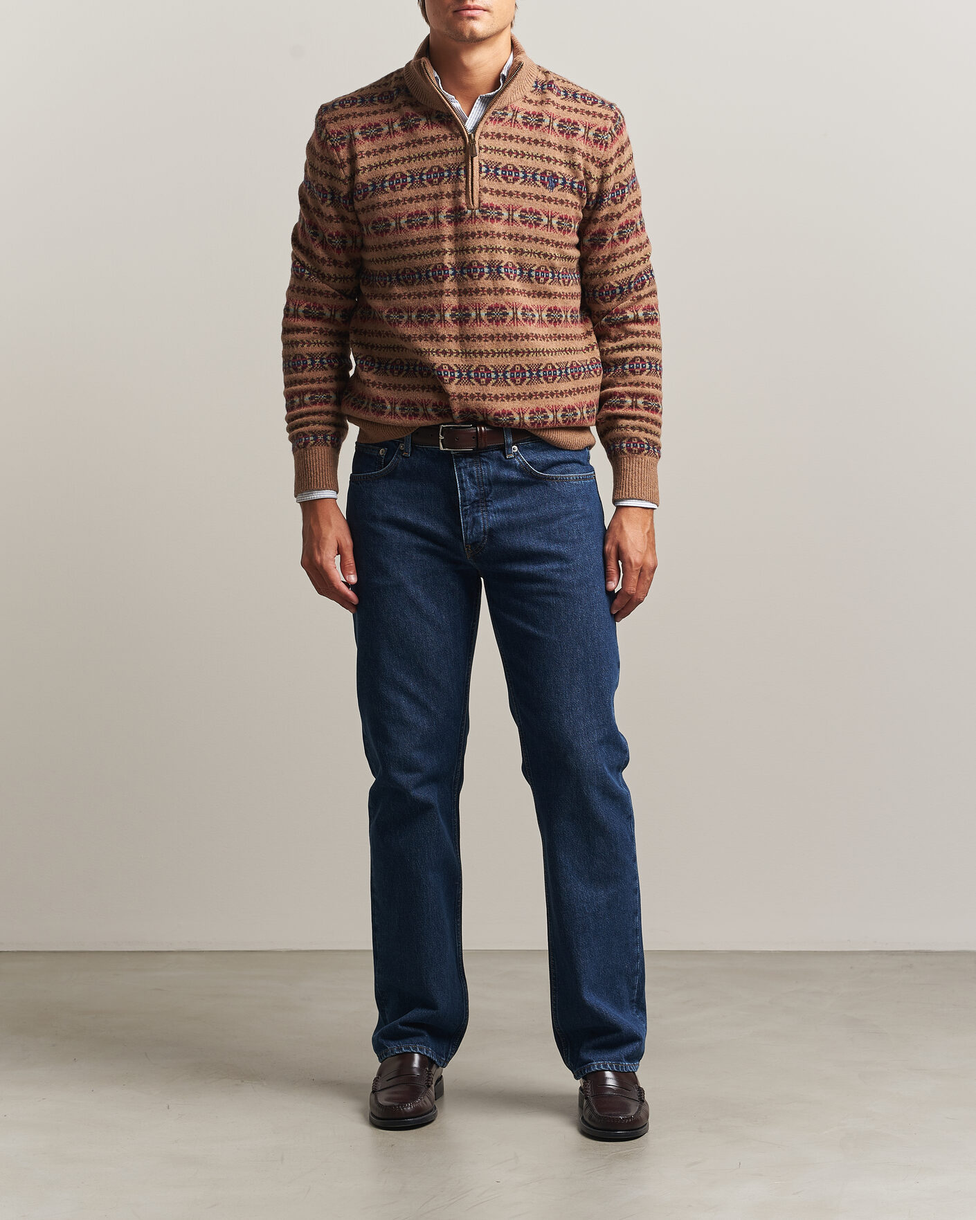 Homme | Pulls Et Tricots | Polo Ralph Lauren | Fair Isle Wool Half-Zip Multi Combo