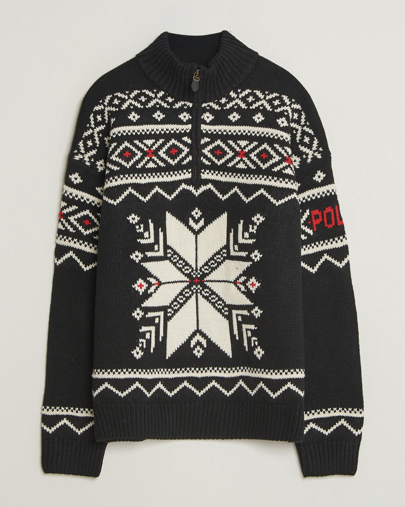 Homme | Pulls Et Tricots | Polo Ralph Lauren | Wool Cotton Blend Sweater Black Combo