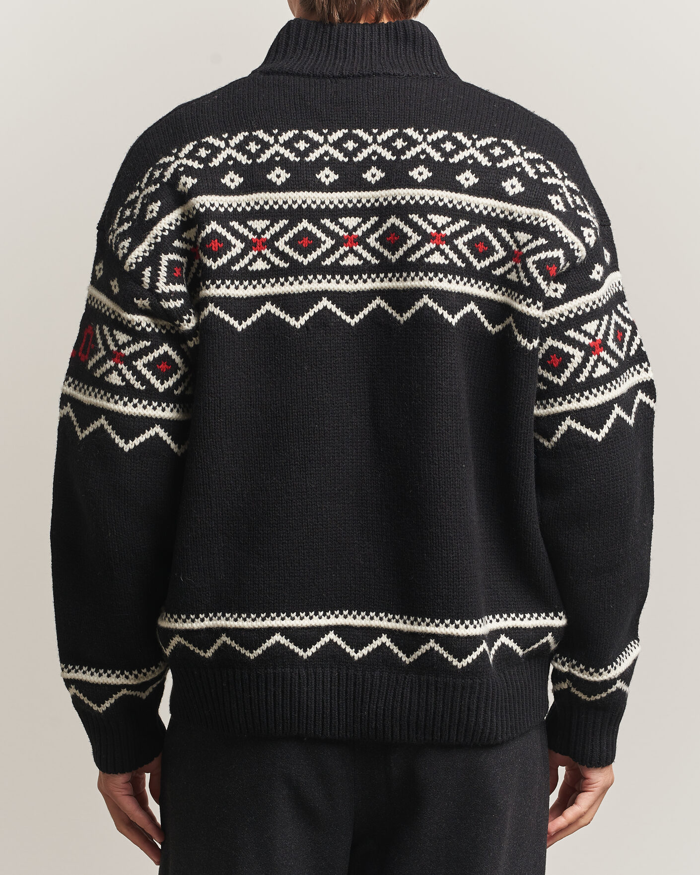 Homme | Pulls Et Tricots | Polo Ralph Lauren | Wool Cotton Blend Sweater Black Combo