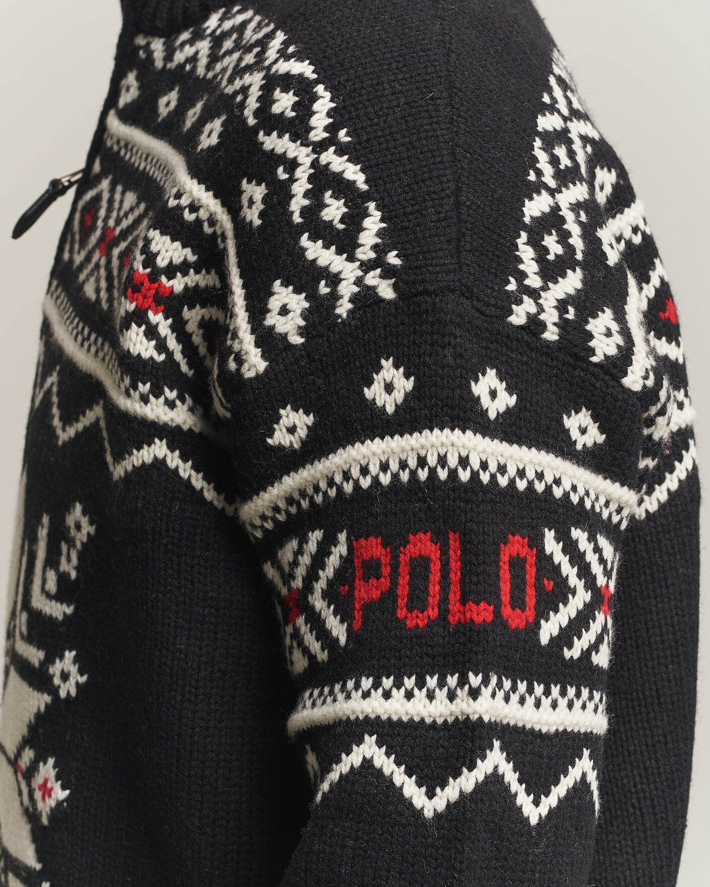 Homme | Pulls Et Tricots | Polo Ralph Lauren | Wool Cotton Blend Sweater Black Combo