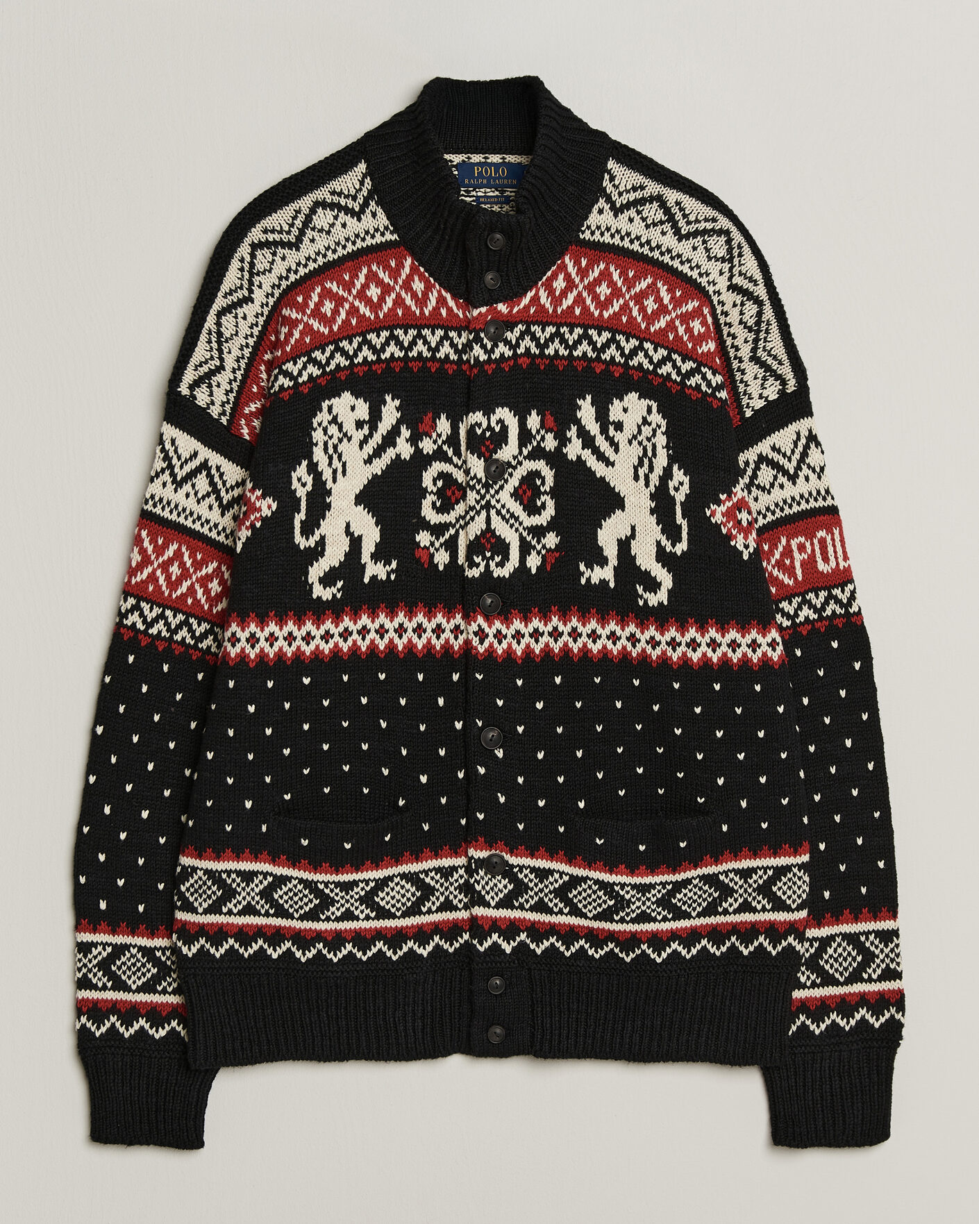 Homme | Pulls Et Tricots | Polo Ralph Lauren | Cotton/Cashmere Cardigan Black Combo