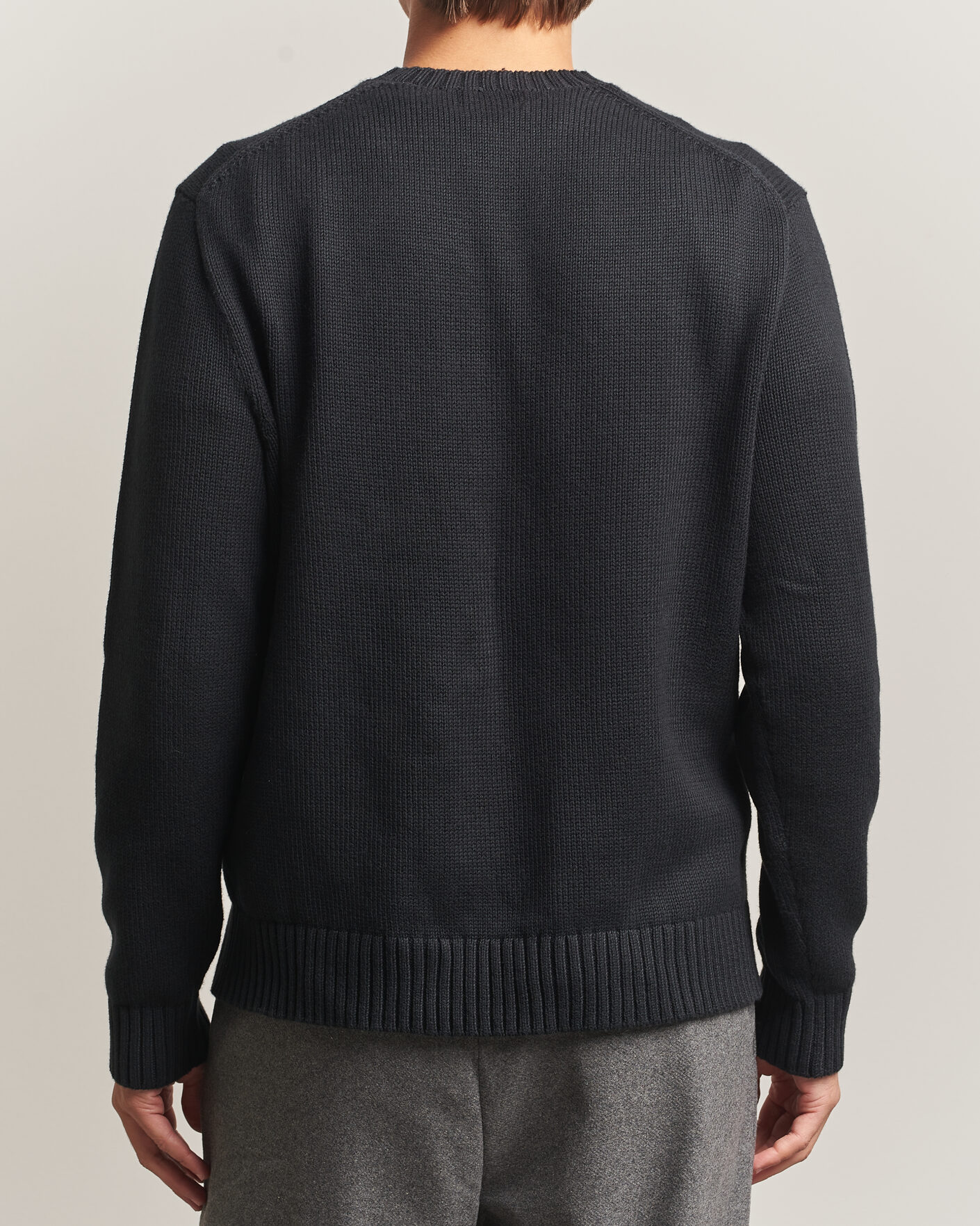 Homme | Pulls Et Tricots | Polo Ralph Lauren | Cotton Blend Bear Sweater Polo Black
