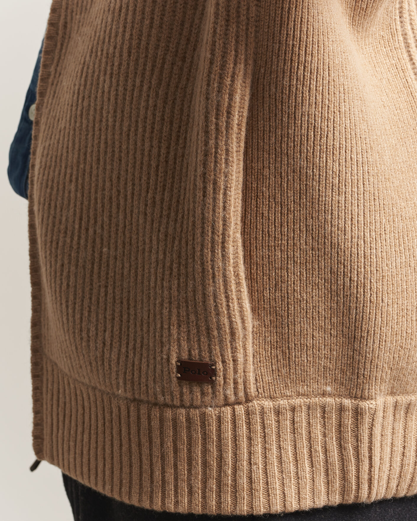 Homme | Pulls Et Tricots | Polo Ralph Lauren | Wool/Cashmere Full-Zip Camel Melange