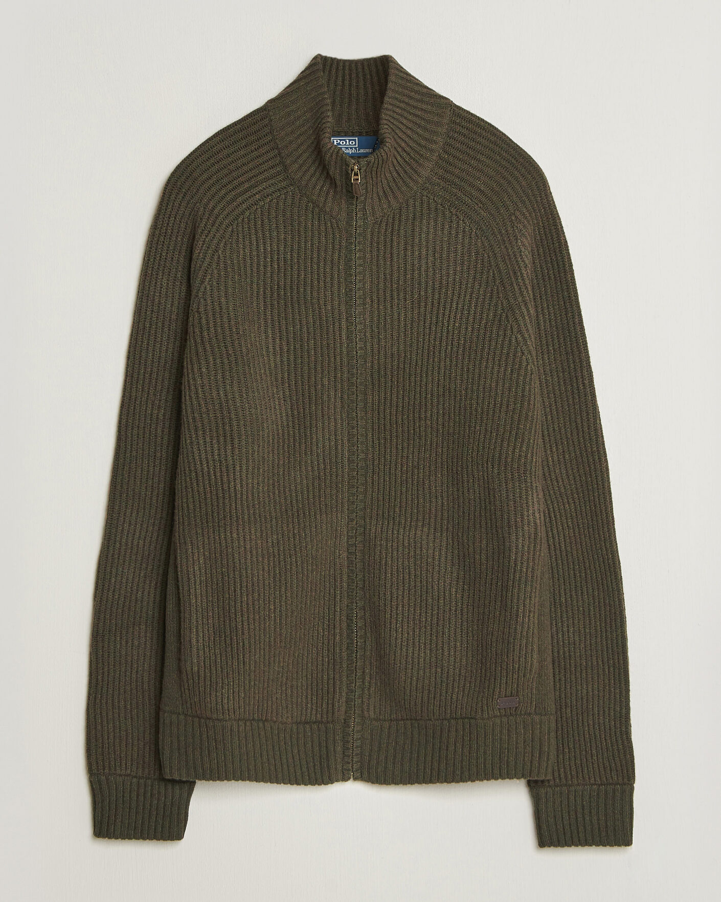 Homme | Pulls Et Tricots | Polo Ralph Lauren | Wool/Cashmere Full-Zip Ekanite Olive Heather