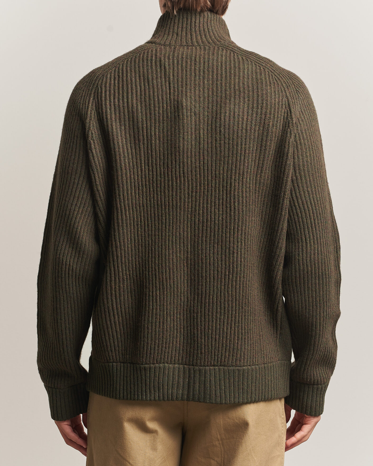 Homme | Pulls Et Tricots | Polo Ralph Lauren | Wool/Cashmere Full-Zip Ekanite Olive Heather