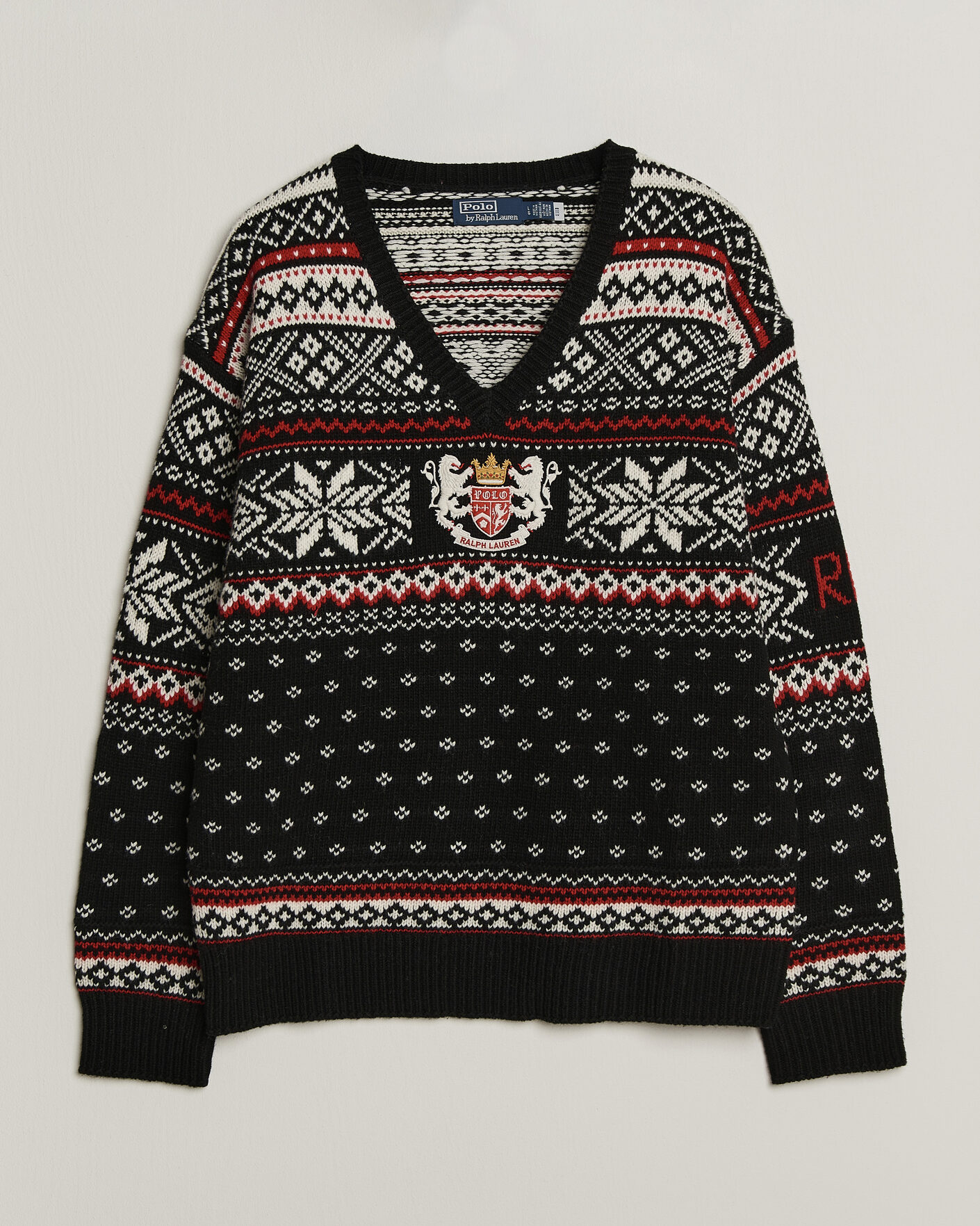 Homme | Pulls Et Tricots | Polo Ralph Lauren | Royal Holiday Wool Sweater Black Combo