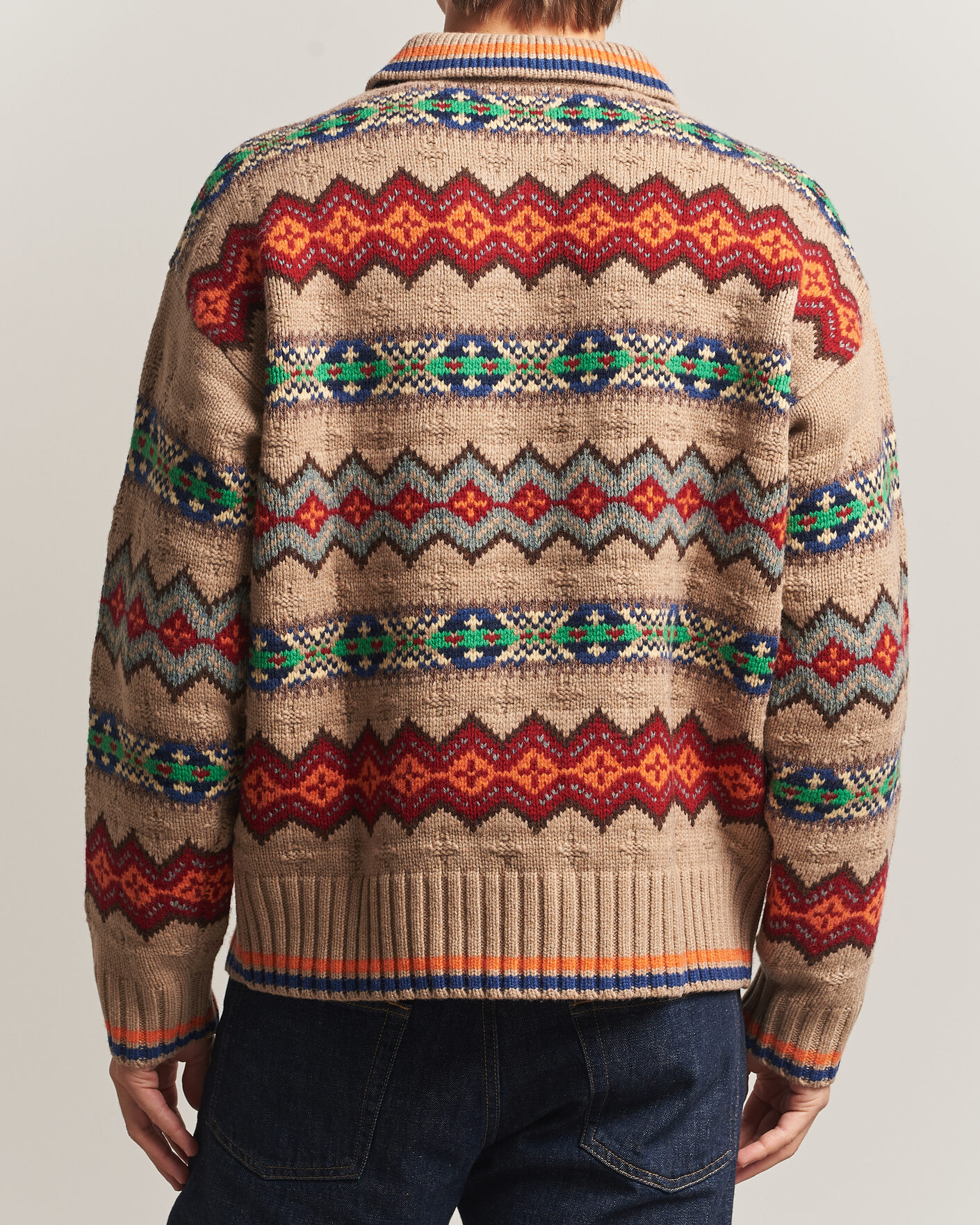 Homme | Pulls Et Tricots | Polo Ralph Lauren | Litchfield Wool Blend Sweater Tan Multi