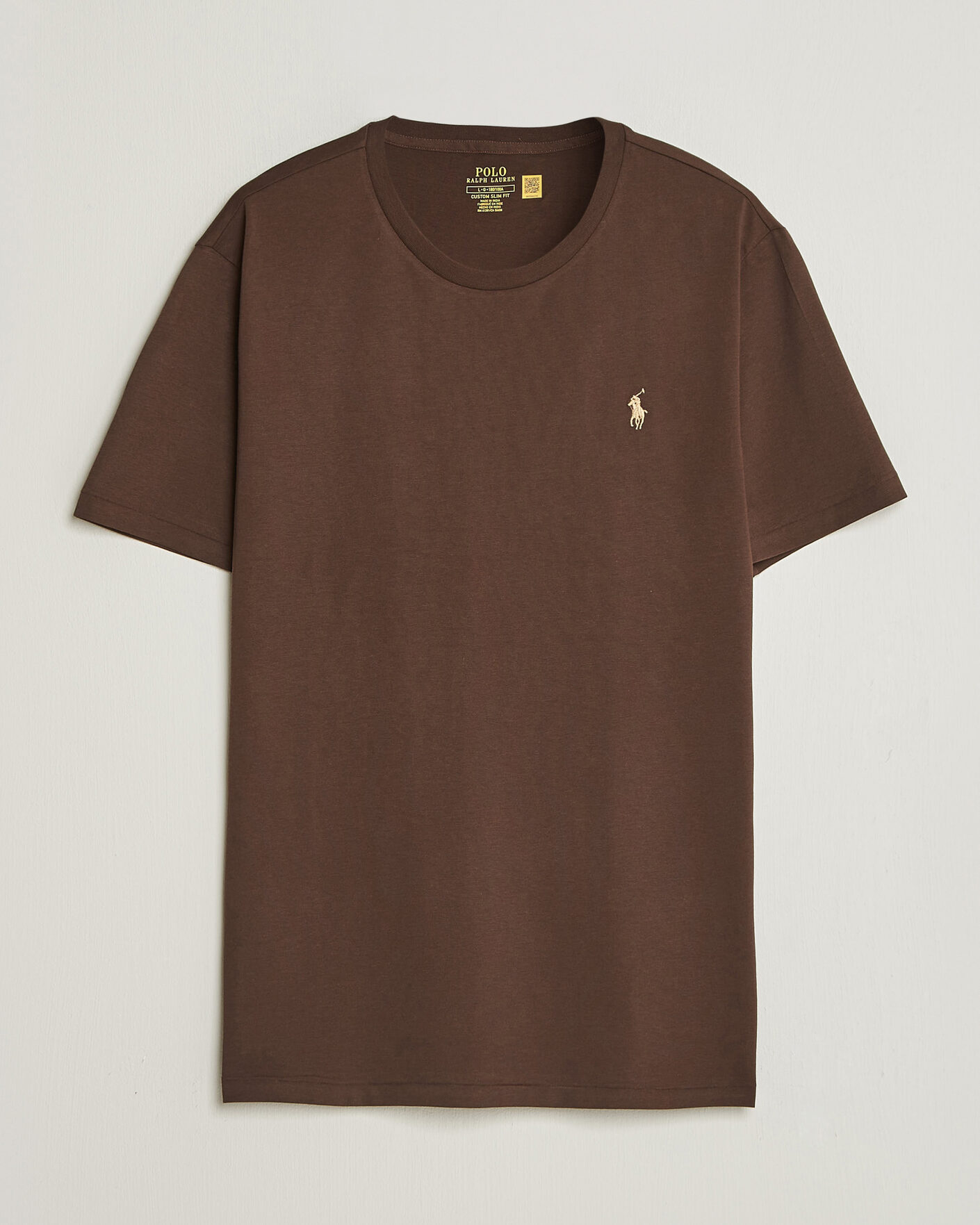 Homme | T-shirts | Polo Ralph Lauren | Custom Slim Fit T-shirt Nutmeg Brown