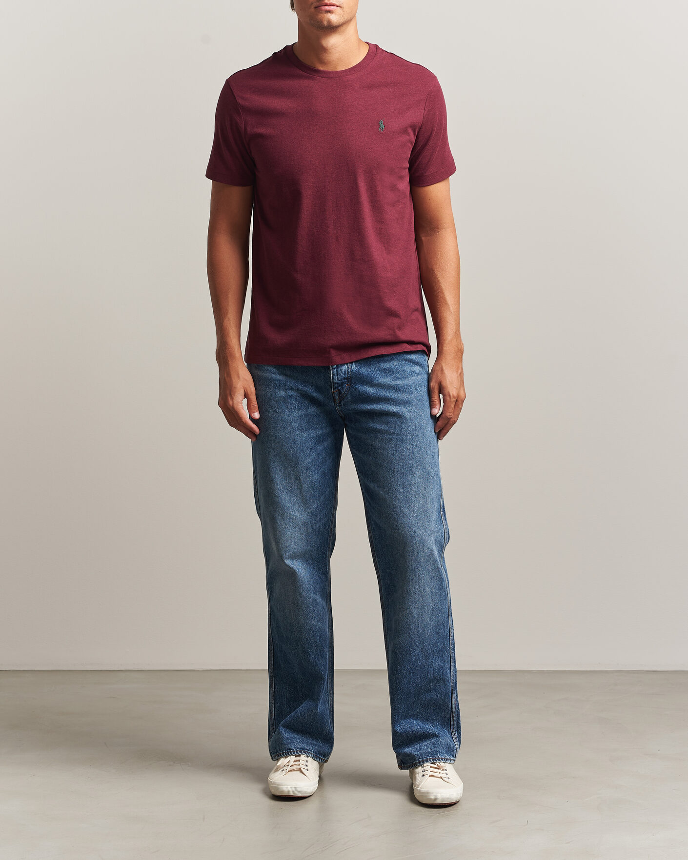 Homme | T-shirts | Polo Ralph Lauren | Custom Slim Fit T-shirt Spring Wine Heather