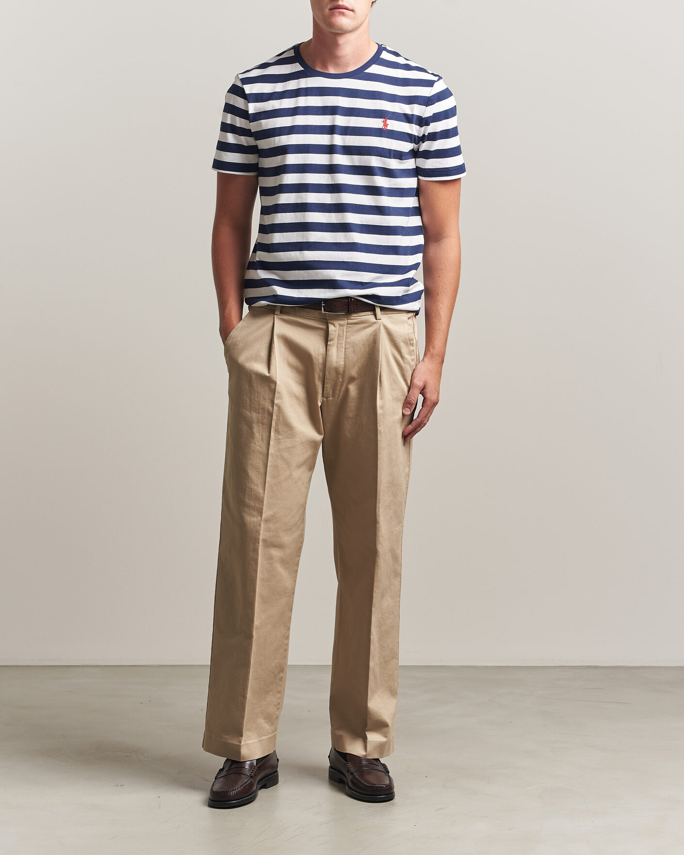 Homme | T-shirts | Polo Ralph Lauren | Custom Slim Fit Striped T-Shirt Newport Navy