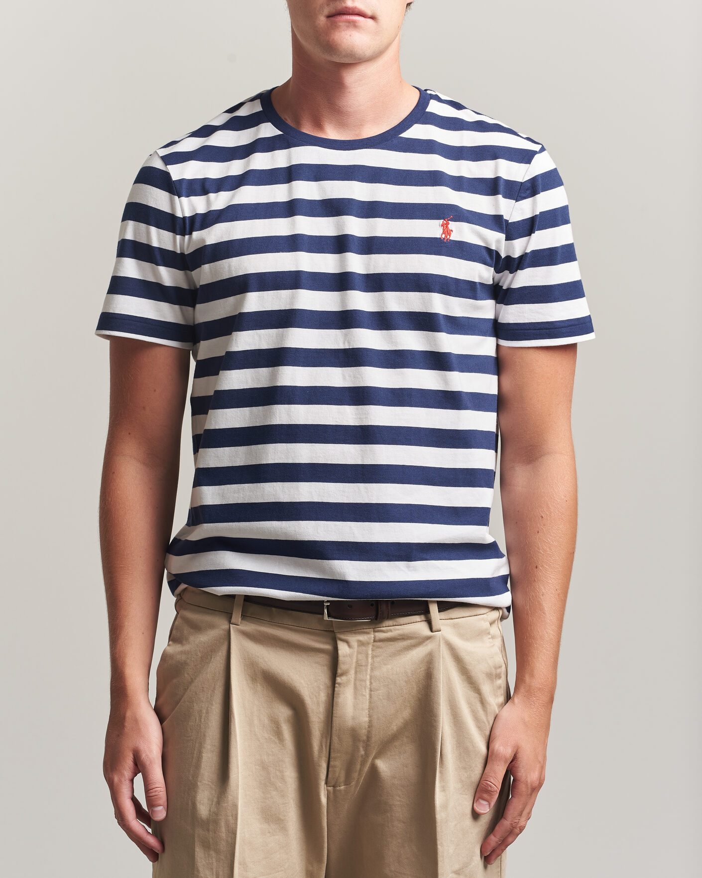 Homme | T-shirts | Polo Ralph Lauren | Custom Slim Fit Striped T-Shirt Newport Navy