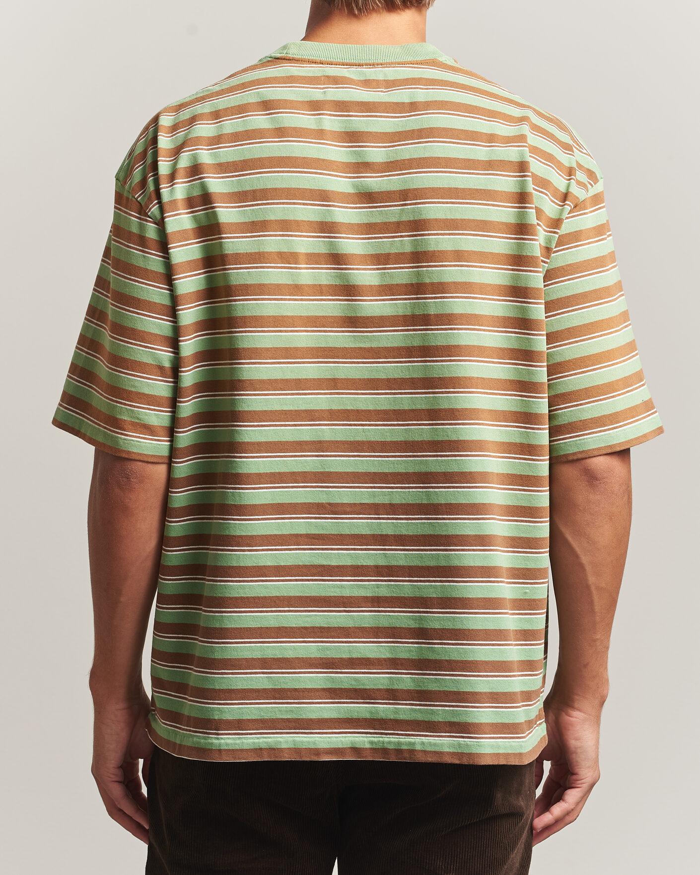 Homme | T-shirts | Polo Ralph Lauren | Relaxed Fit Striped T-Shirt Outback Green