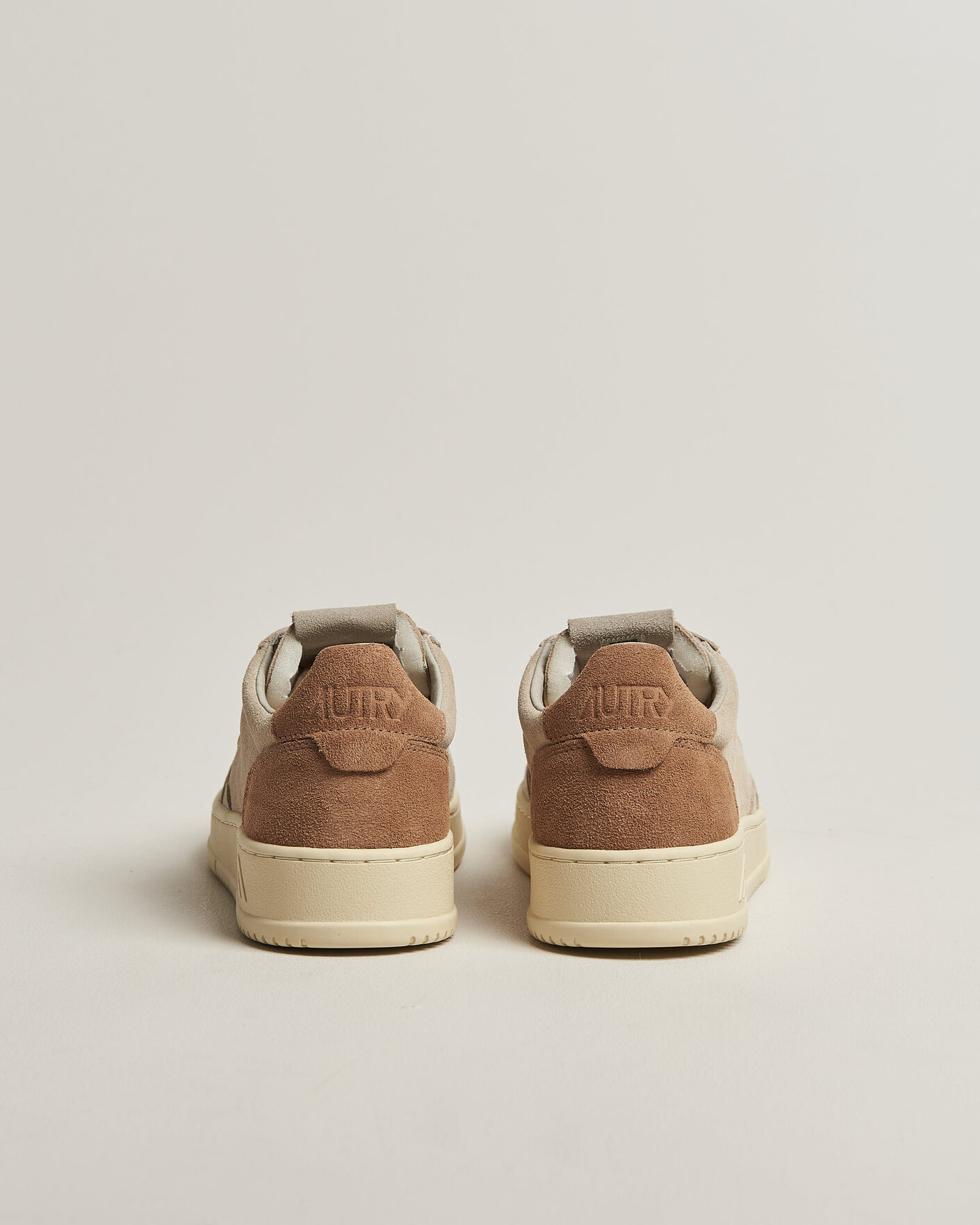 Homme | Baskets | Autry | Medalist Low Suede Mix Sneaker Brown/Beige/White