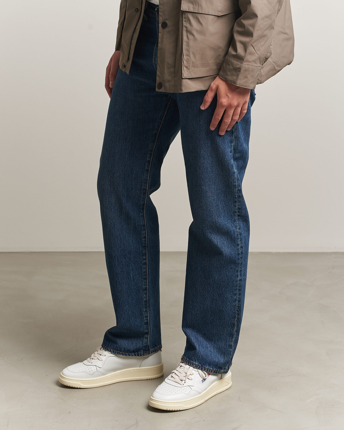 Homme | Baskets | Autry | Medalist Low Sneaker White/Chocolate
