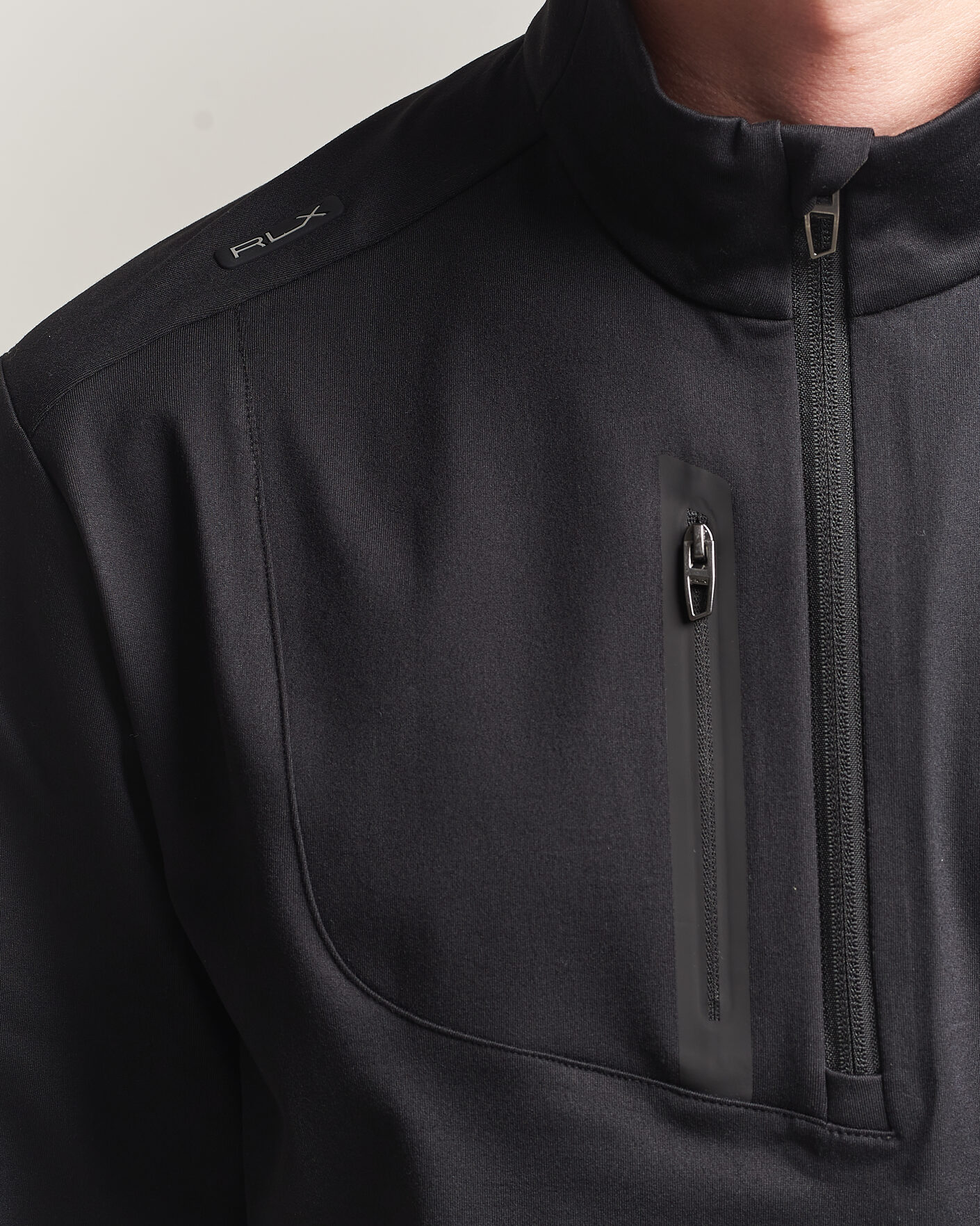 Homme | Vêtements de golf | Polo Ralph Lauren | Luxury Jersey Half Zip Polo Black
