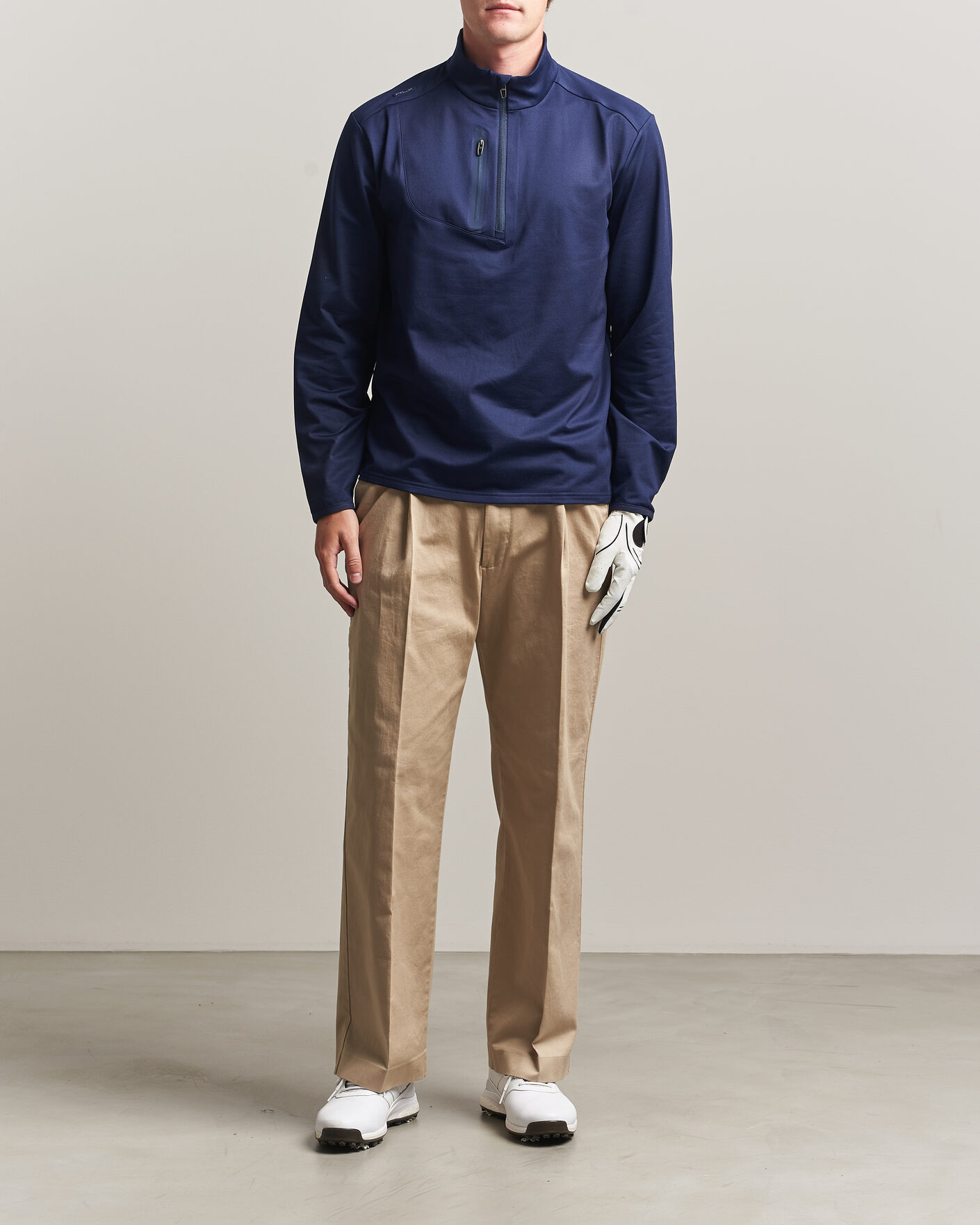 Homme | Vêtements de golf | Polo Ralph Lauren | Luxury Jersey Half Zip Refined Navy