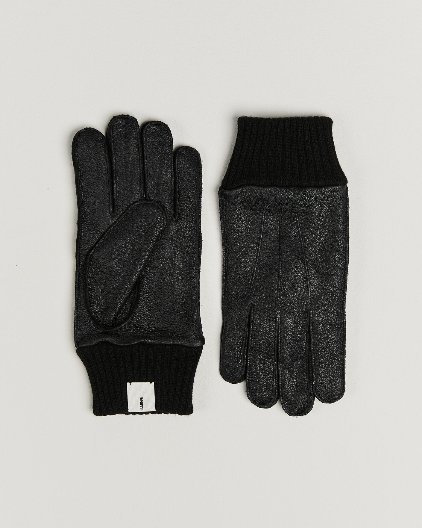 Homme | Gants | Samsøe Samsøe | Floki Leather Gloves Black
