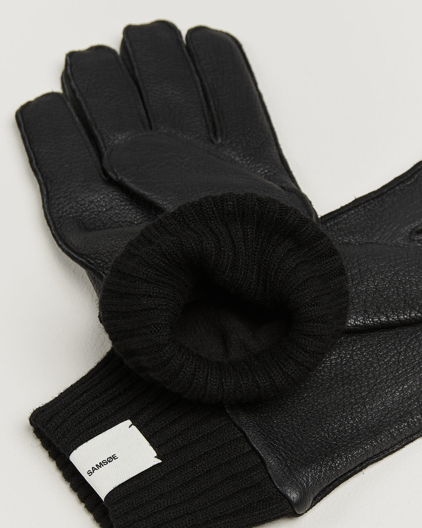Homme | Gants | Samsøe Samsøe | Floki Leather Gloves Black