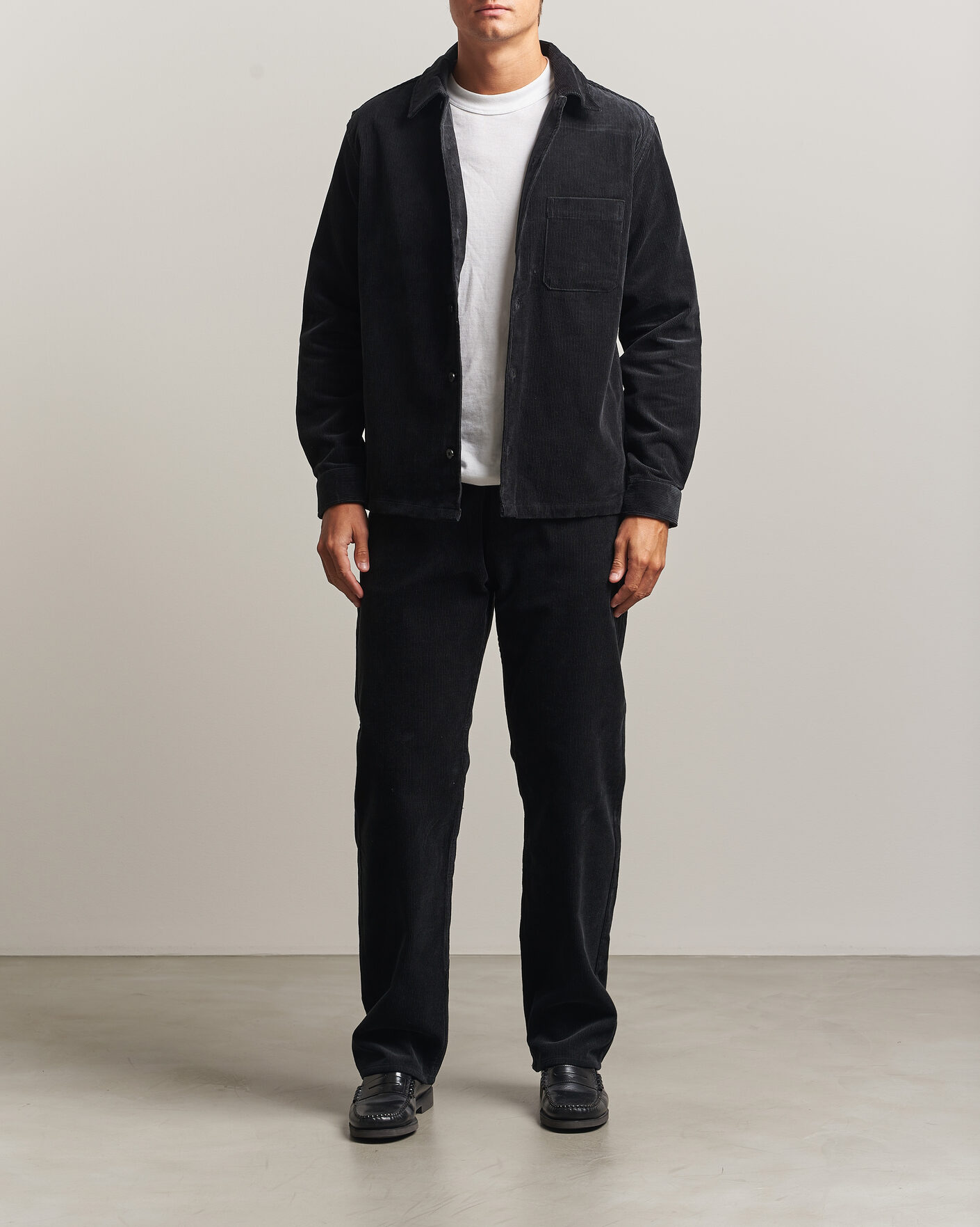 Homme | Pantalons | Samsøe Samsøe | Eddie Corduroy Trousers Black