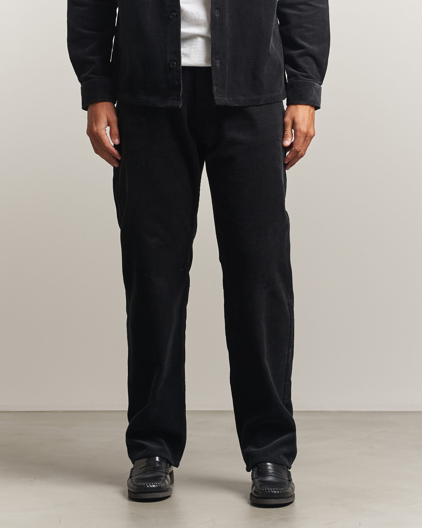 Homme | Pantalons | Samsøe Samsøe | Eddie Corduroy Trousers Black