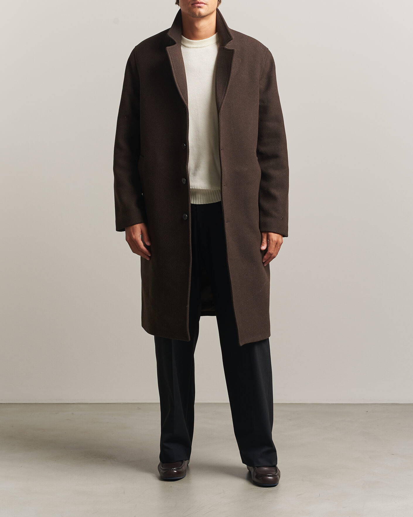 Homme | Manteaux Et Vestes | Samsøe Samsøe | Falco Wool Coat Delicioso