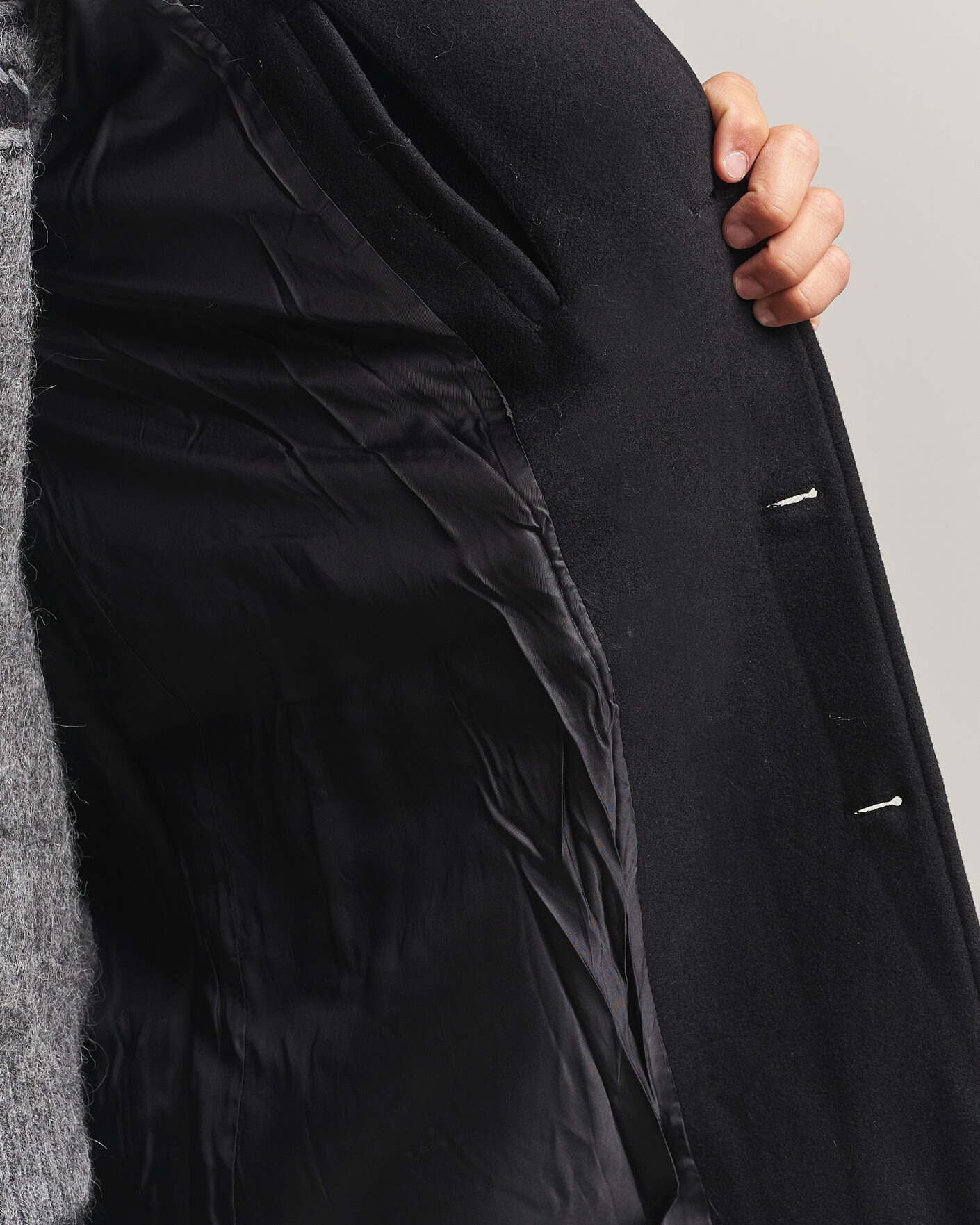 Homme | Manteaux Et Vestes | Samsøe Samsøe | Falco Wool Coat Black