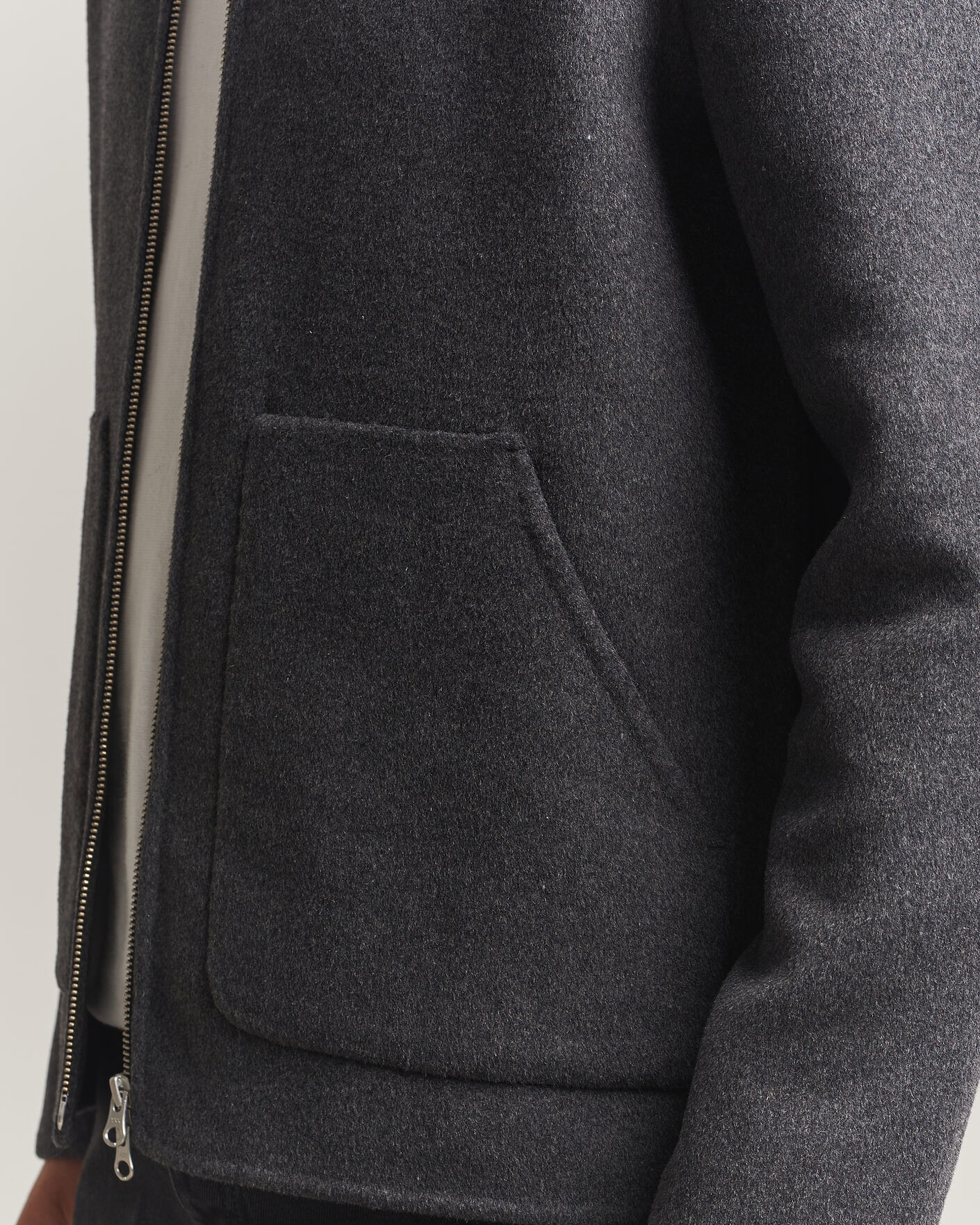 Homme | Manteaux Et Vestes | Samsøe Samsøe | Paulo Wool Shirt Jacket Dark Grey Melange