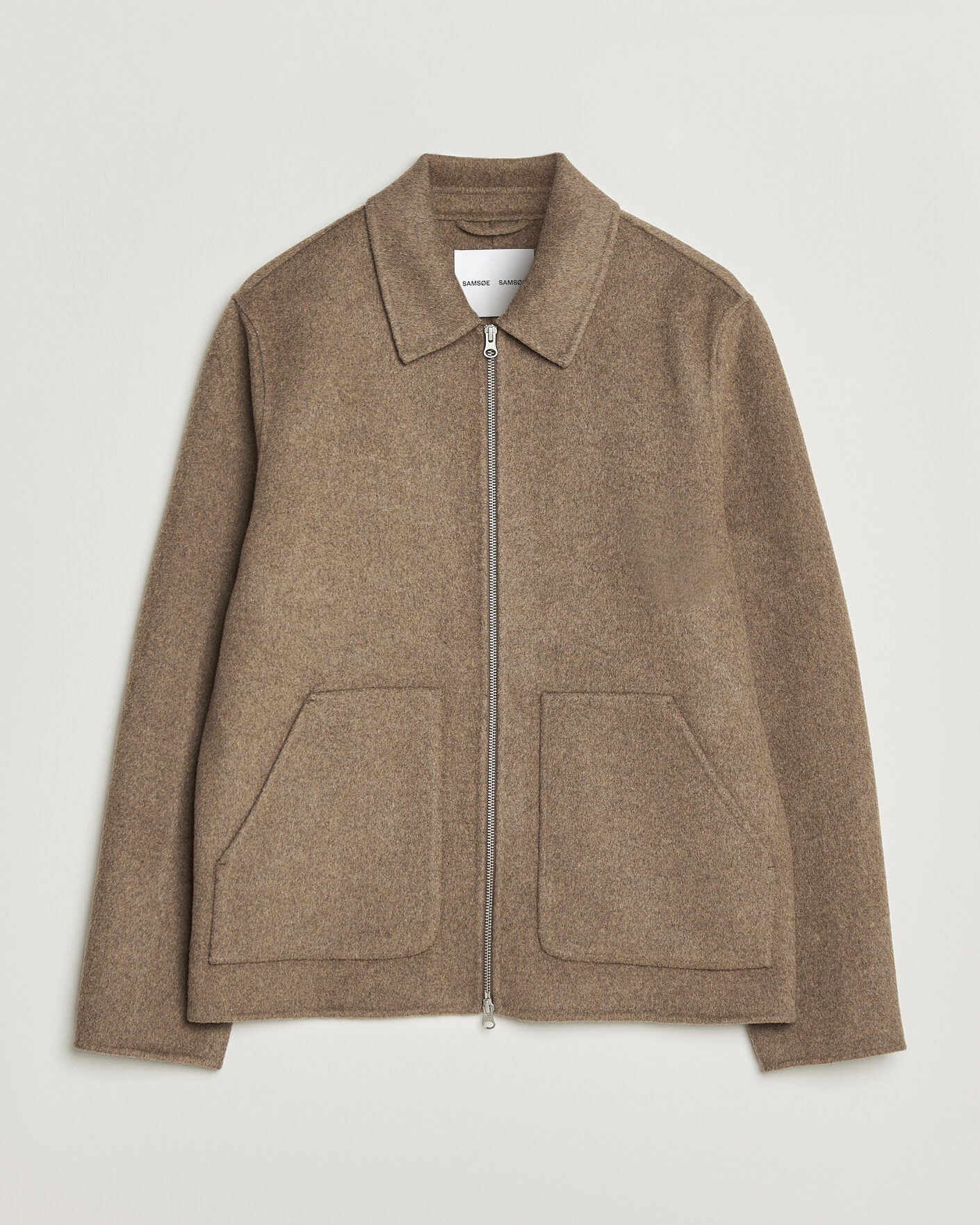 Homme | Manteaux Et Vestes | Samsøe Samsøe | Paulo Wool Shirt Jacket Lead Gray Melange