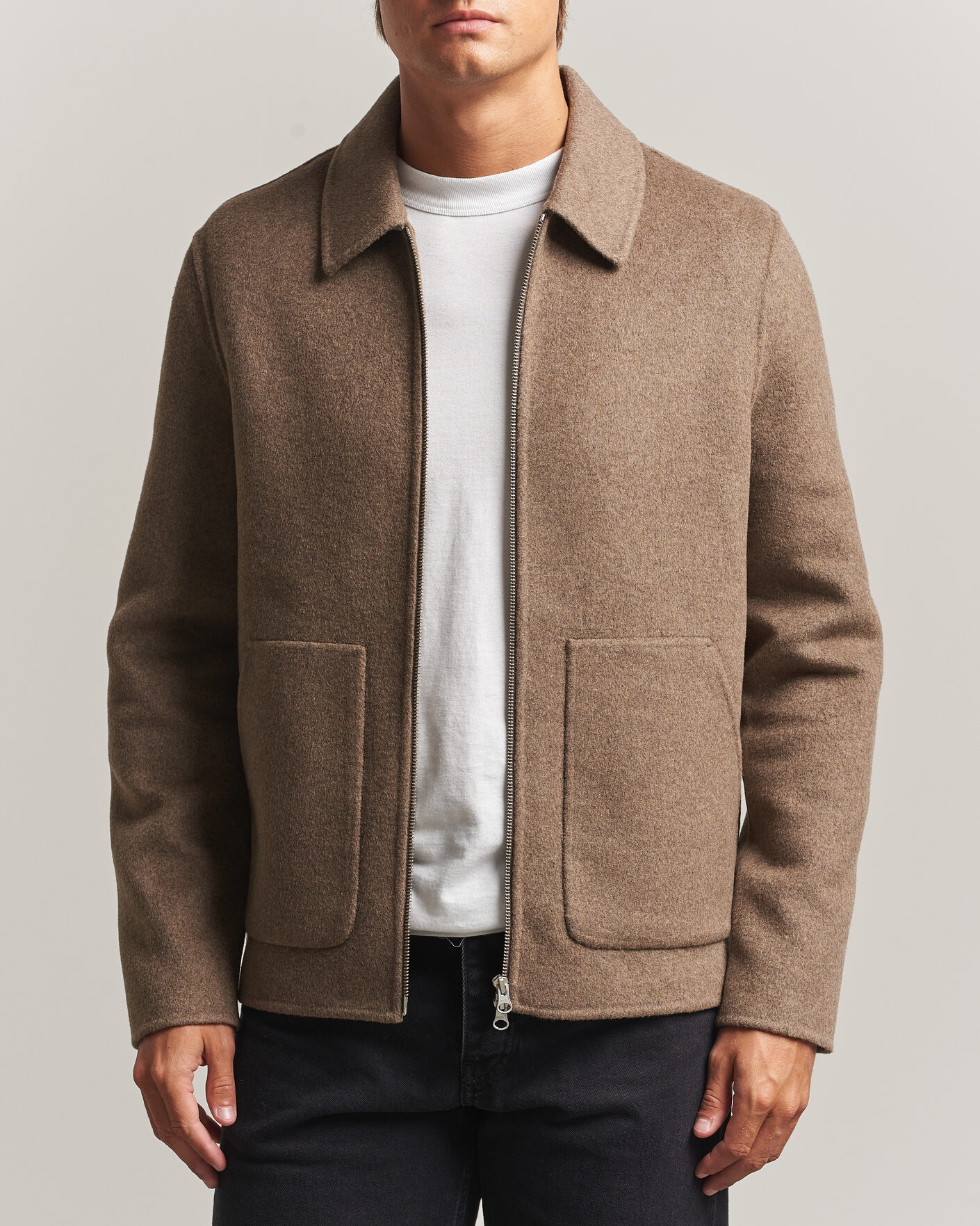 Homme | Manteaux Et Vestes | Samsøe Samsøe | Paulo Wool Shirt Jacket Lead Gray Melange