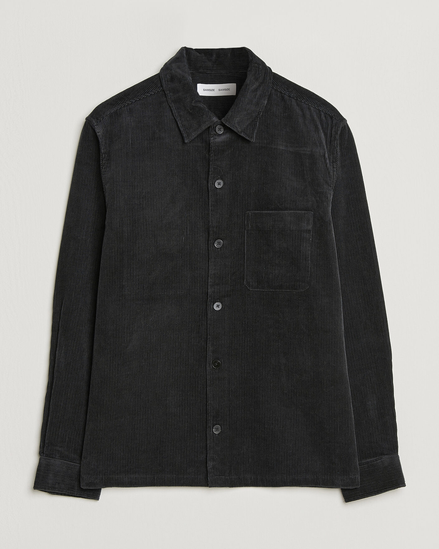 Homme | Chemises | Samsøe Samsøe | Damon Corduroy Overshirt Black